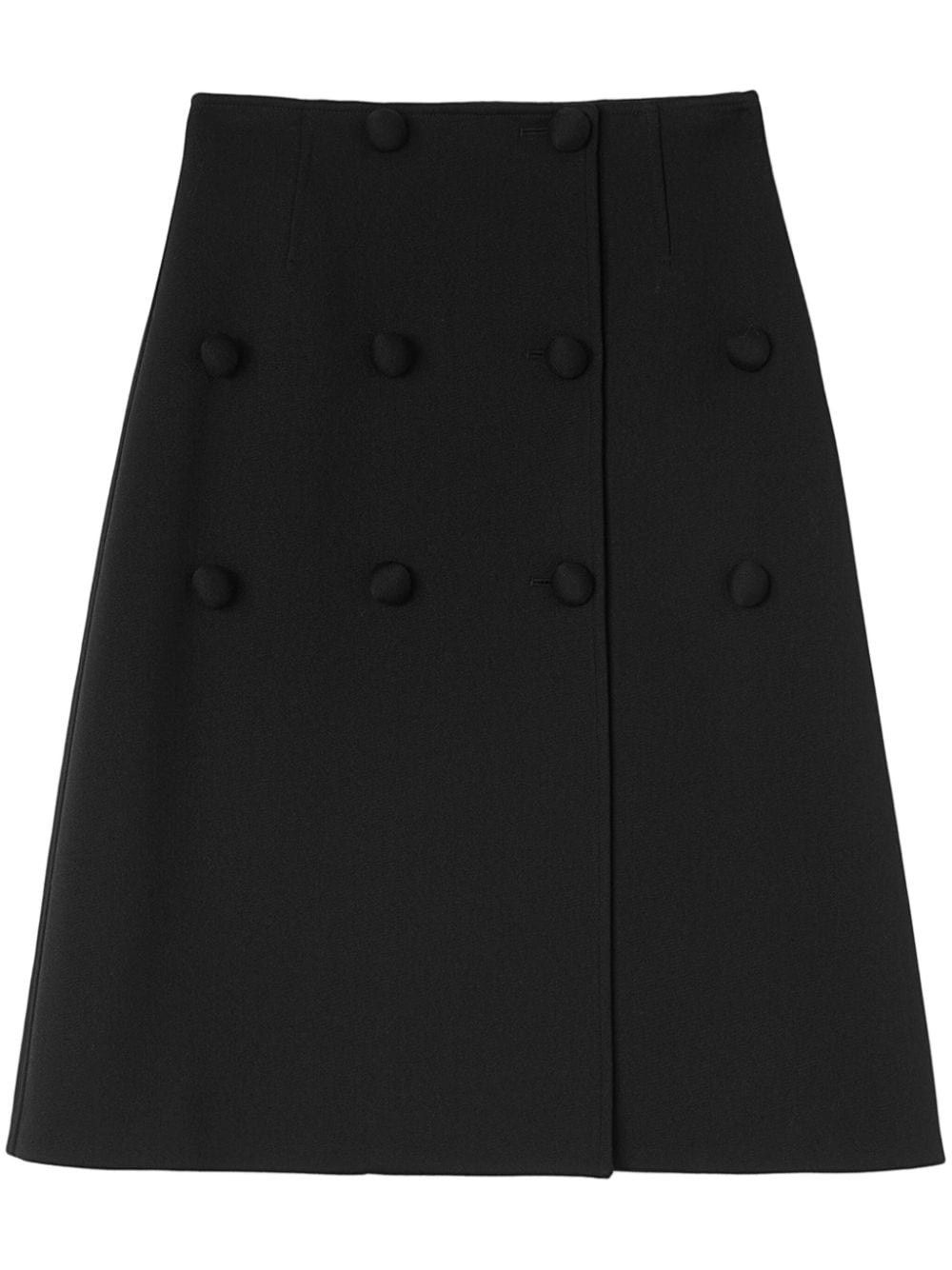 Jil Sander o1w1db10825 Skirt in Black Size 26" / US 2 / IT 38 - 1 Thumbnail