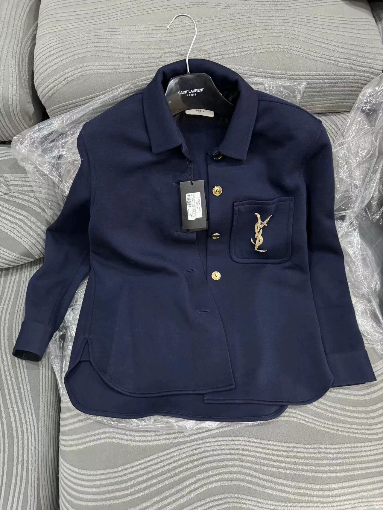 Saint Laurent Paris Saint Laurent Wool Coat Size 36 New from Boutique Size XS / US 0-2 / IT 36-38 - 1 Thumbnail