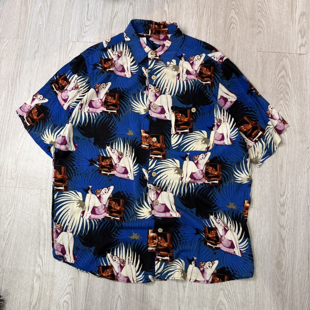 Vintage Vintage junction west hawaiian shirt Size US XL / EU 56 / 4 - 3 Thumbnail