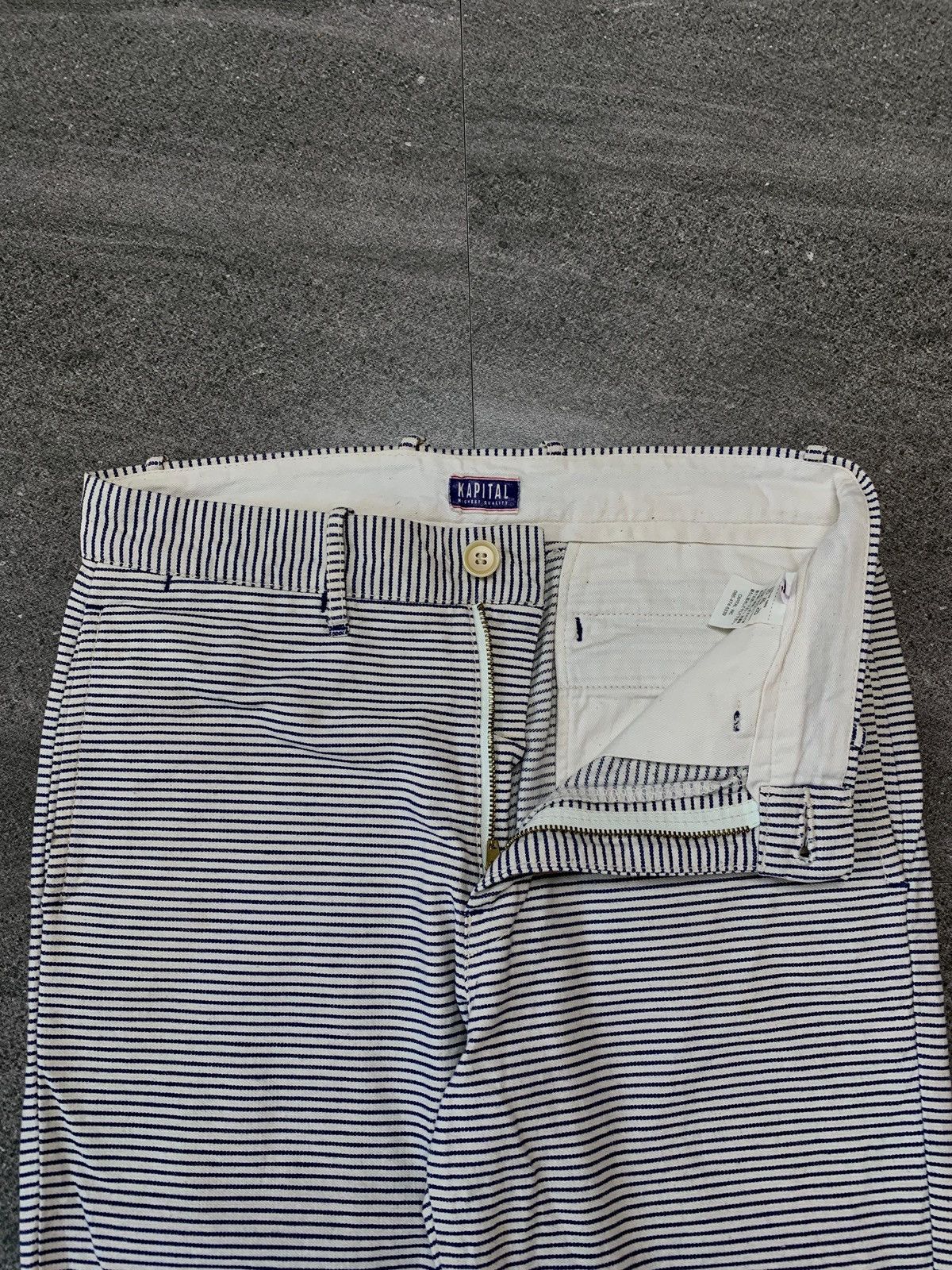 Kapital FREE TAX! 2000s Striped Flared Pants- 29 Size US 29 - 4 Thumbnail