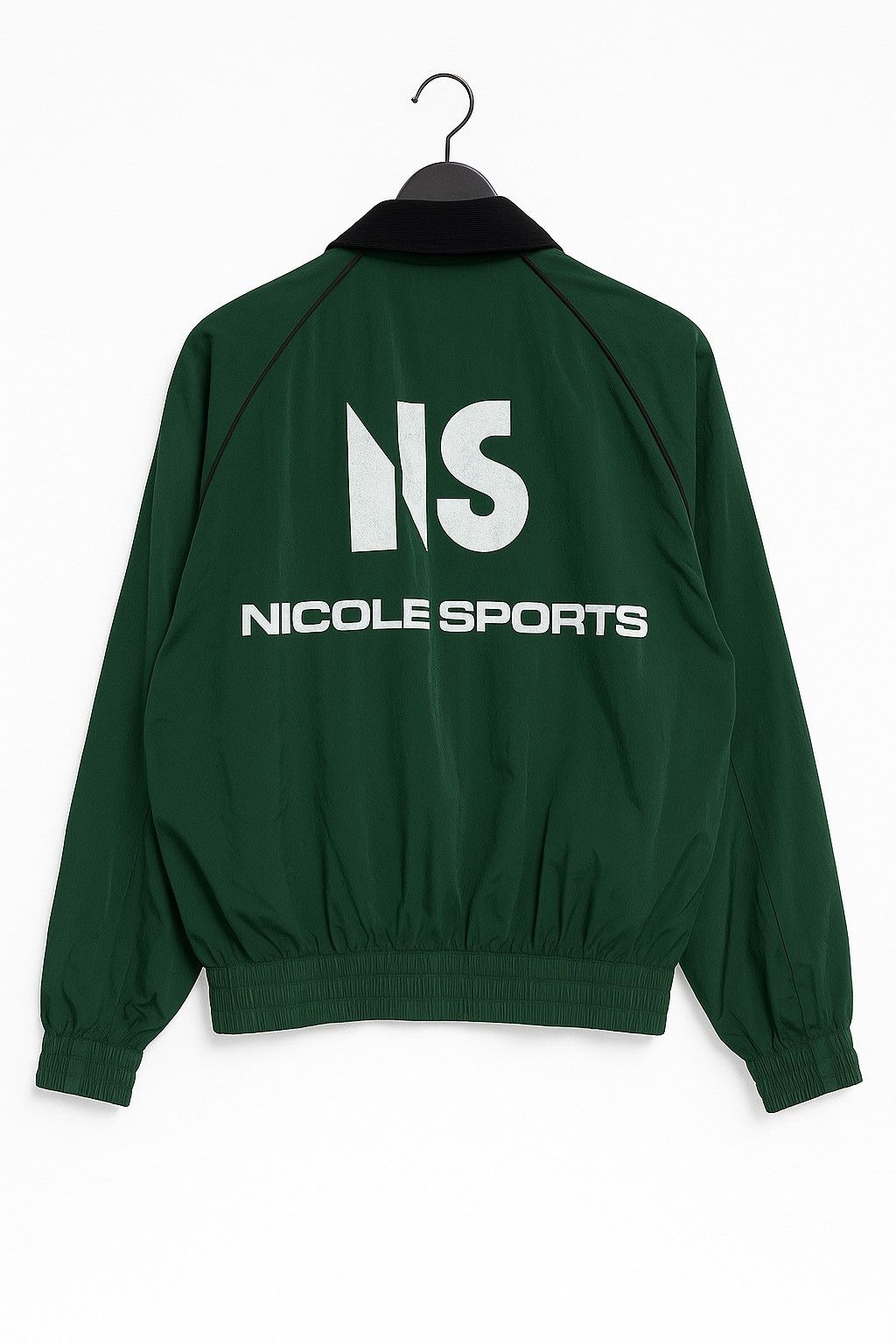 Nicole Club Vintage Nicole Sports Windbreaker Green Nylon Track Jacket Size US M / EU 48-50 / 2 - 1 Thumbnail