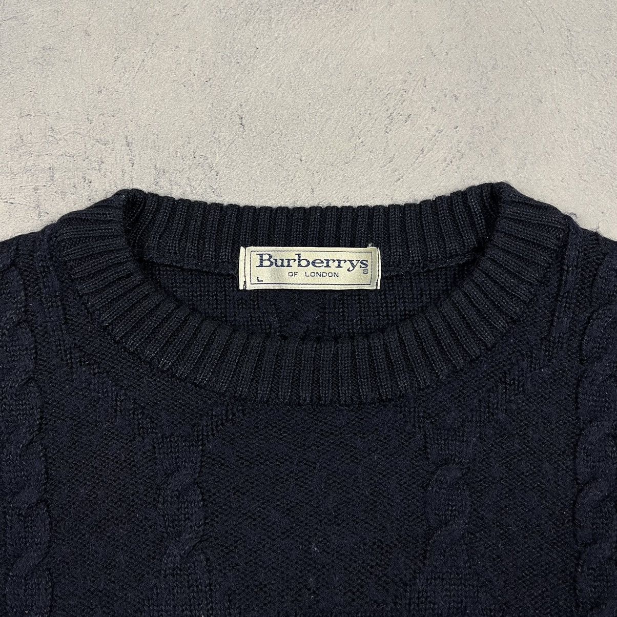 Burberry Vintage Burberry knit big logo wool sweater 90’s Size US M / EU 48-50 / 2 - 4 Thumbnail