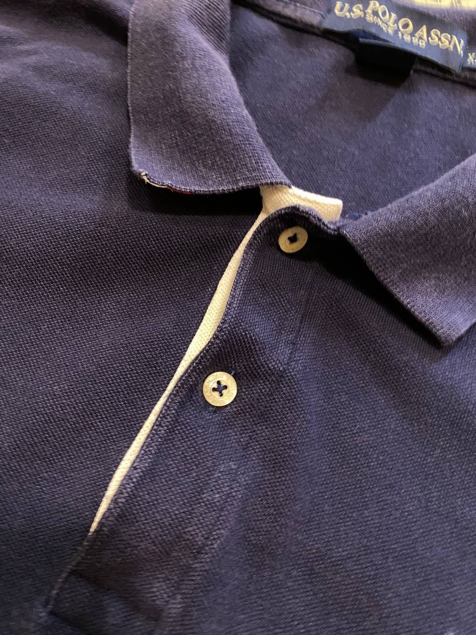 U.S. Polo Assn. USPA US Polo ASSN Shirt Short Sleeve Medium Navy PONY LOGO Size US XXL / EU 58 / 5 - 9 Thumbnail