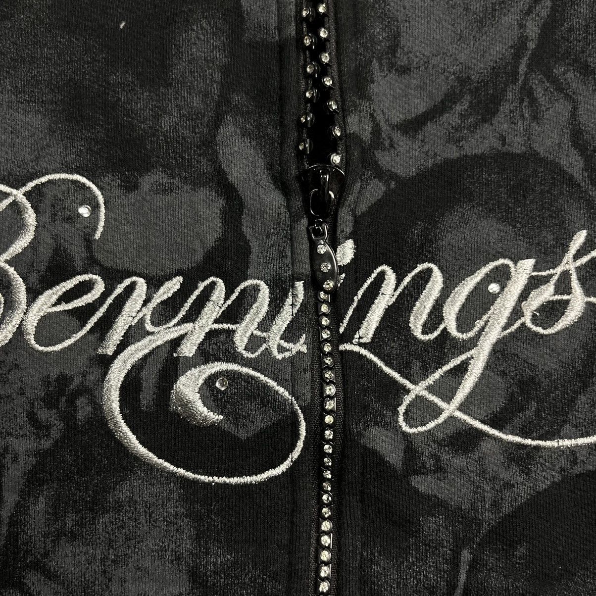 If Six Was Nine Berning Sho all over print skull zip hoodie Size US M / EU 48-50 / 2 - 10 Thumbnail