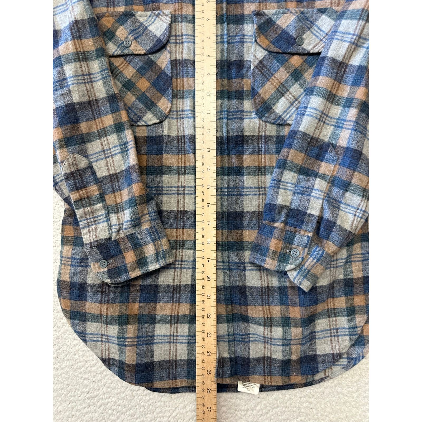 Pendleton Vtg 70s Pendleton Long Sleeve Button Down Wool Shirt Small Size US S / EU 44-46 / 1 - 3 Thumbnail
