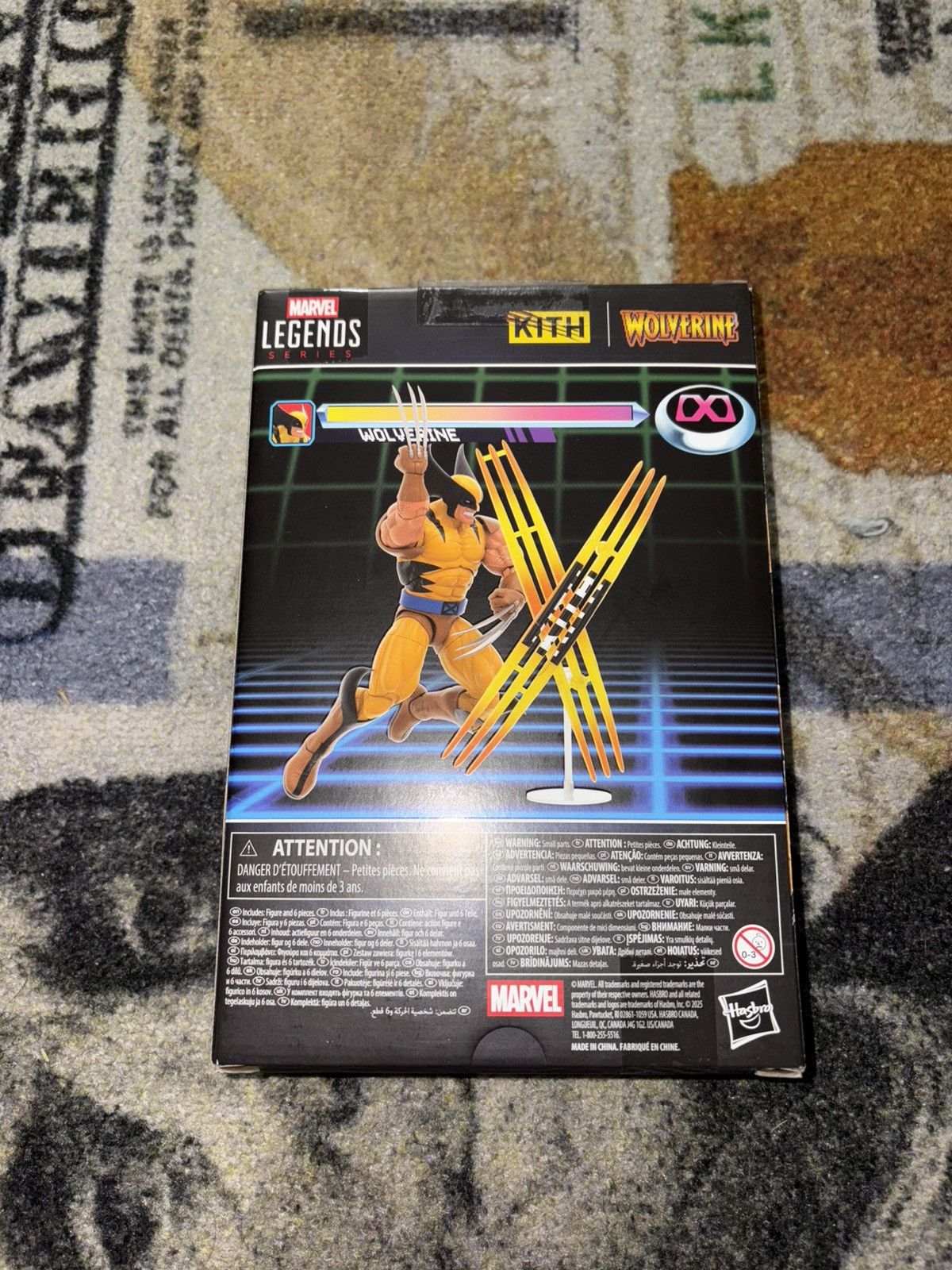 Kith × Marvel Comics Kith x Marvel for Hasbro Legends Wolverine Gameverse Figure Size ONE SIZE - 2 Thumbnail