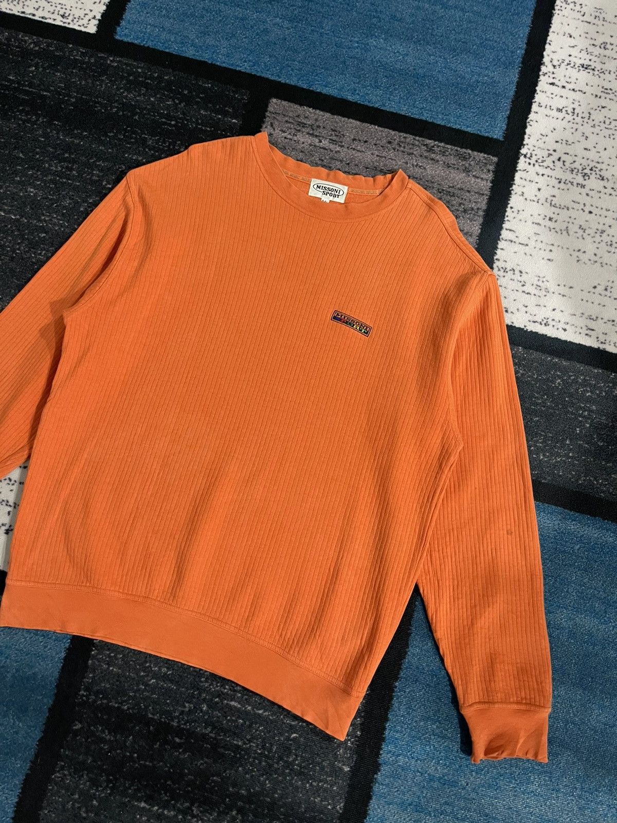Missoni × Vintage Vintage Missoni Embroidery Logo Sweatshirt Size US XL / EU 56 / 4 - 3 Thumbnail