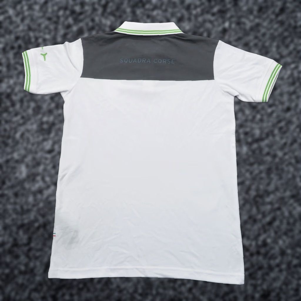 Lamborghini Lamborghini Polo Shirt Mens XS White Collared Polo Button Embroidered Logo Short Sleeve Knit Cotton Regular Shirt, Cars, Designer, Italian, 90s? Size US XS / EU 42 / 0 - 1 Thumbnail