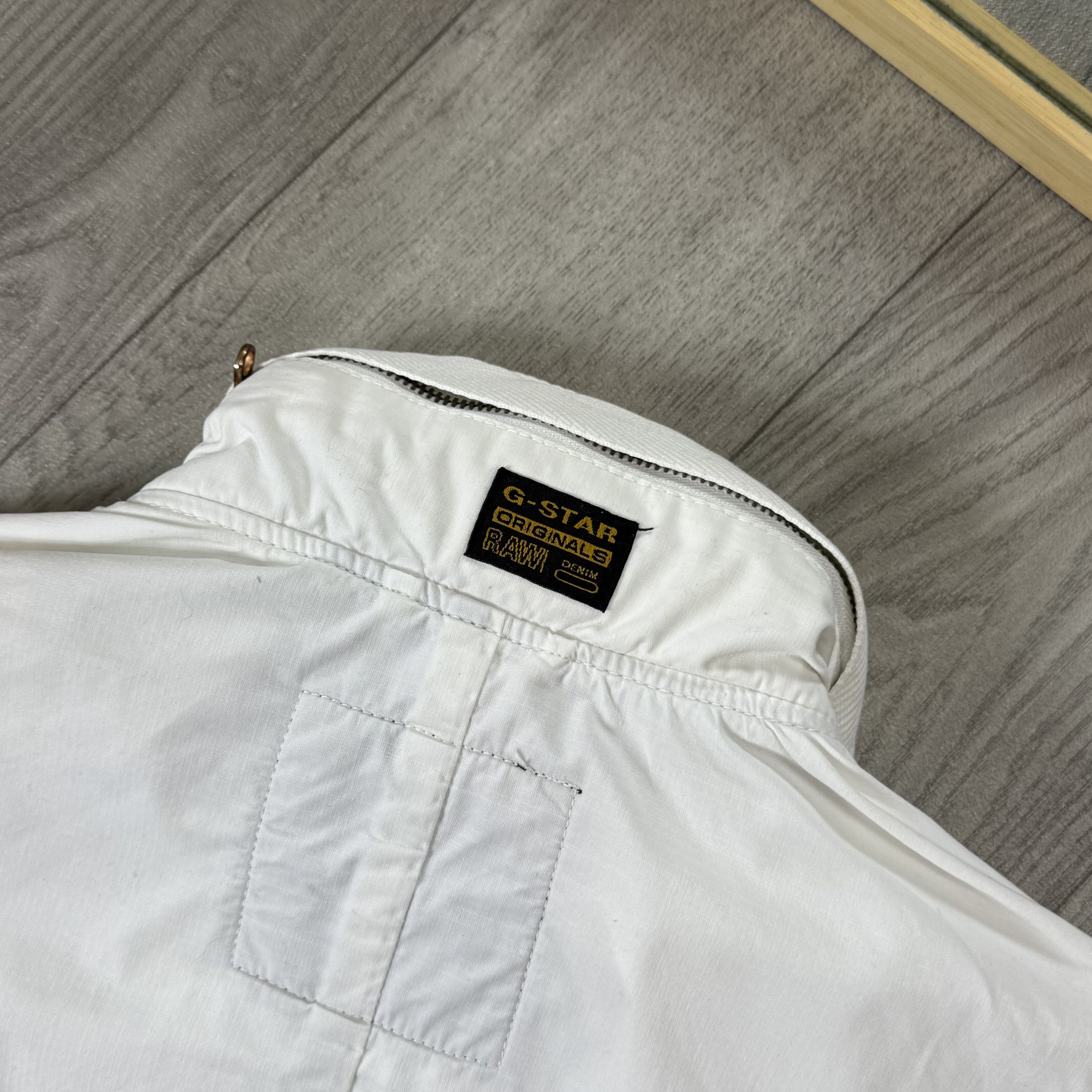 G-Star Vintage G-Star Raw 90s White Women's Y2K Light Jacket S Size S / US 4 / IT 40 - 17 Thumbnail