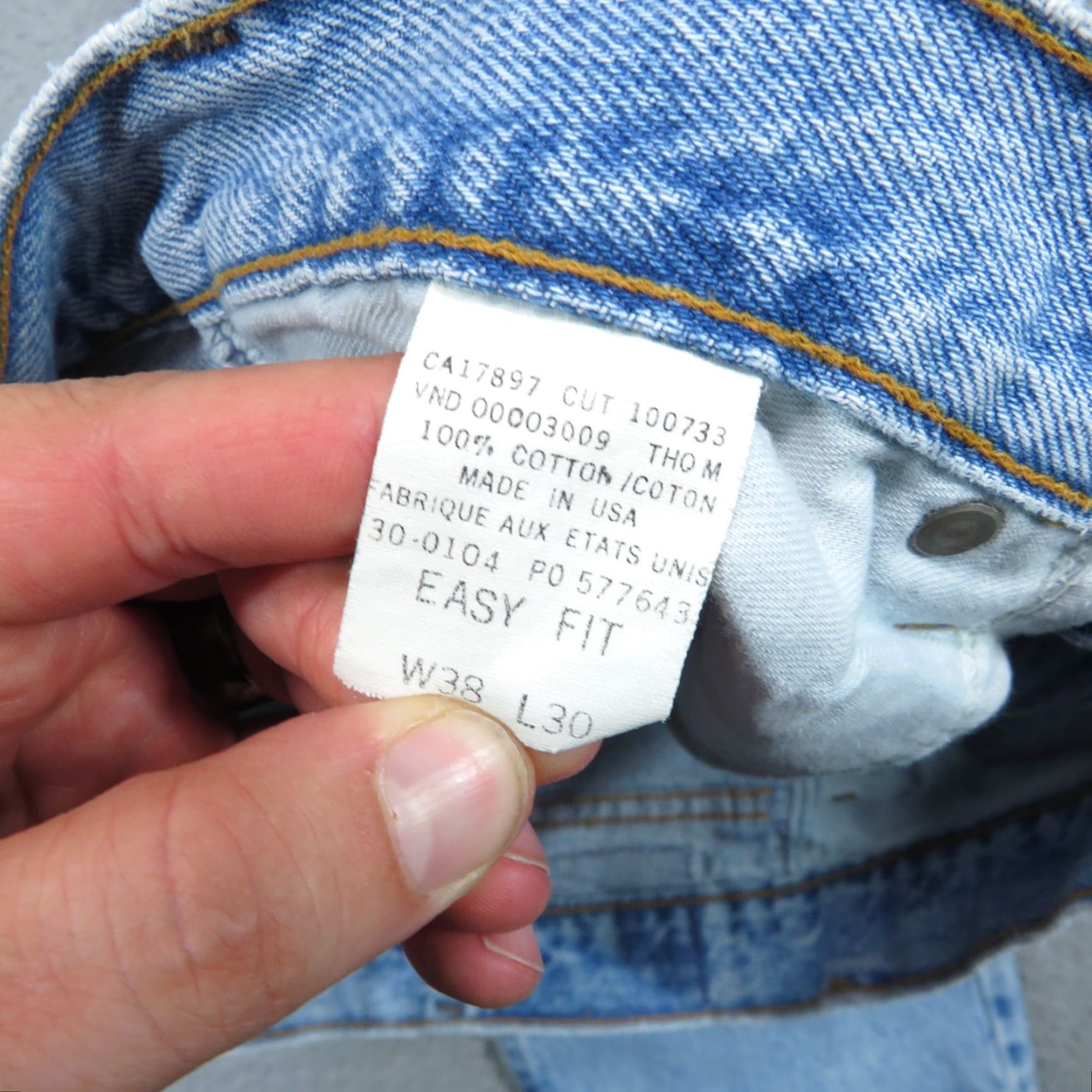 Gap VINTAGE Gap Jeans Men 38 Baggy Y2K Skater Wide-Leg Light Denim USA 36x30 Size US 36 / EU 52 - 7 Thumbnail