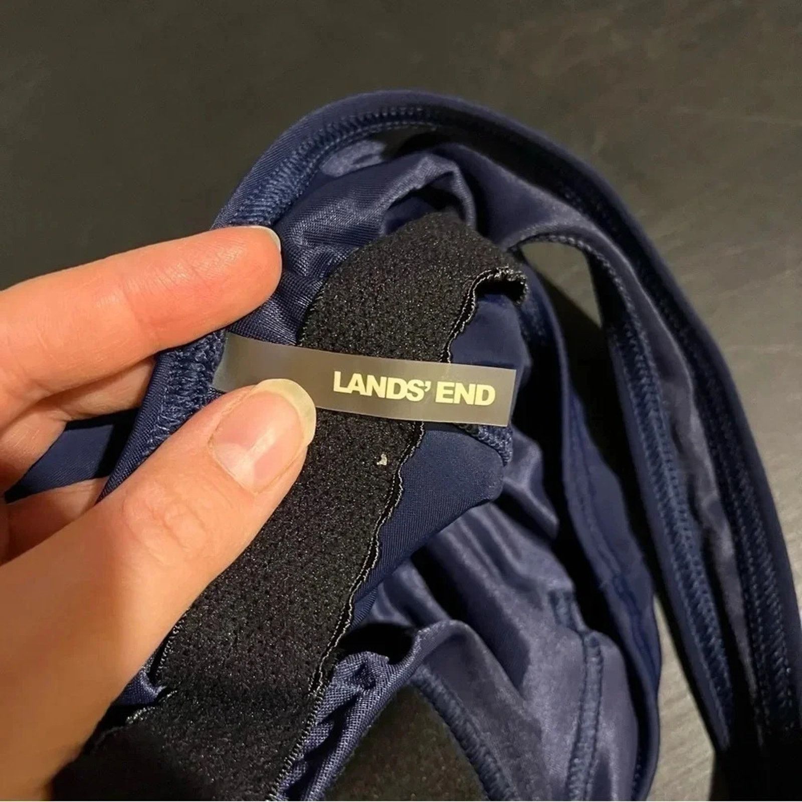 Lands' End Womens 14 D Lands End Swimsuit Tank Full Cover One Piece Size ONE SIZE - 5 Thumbnail