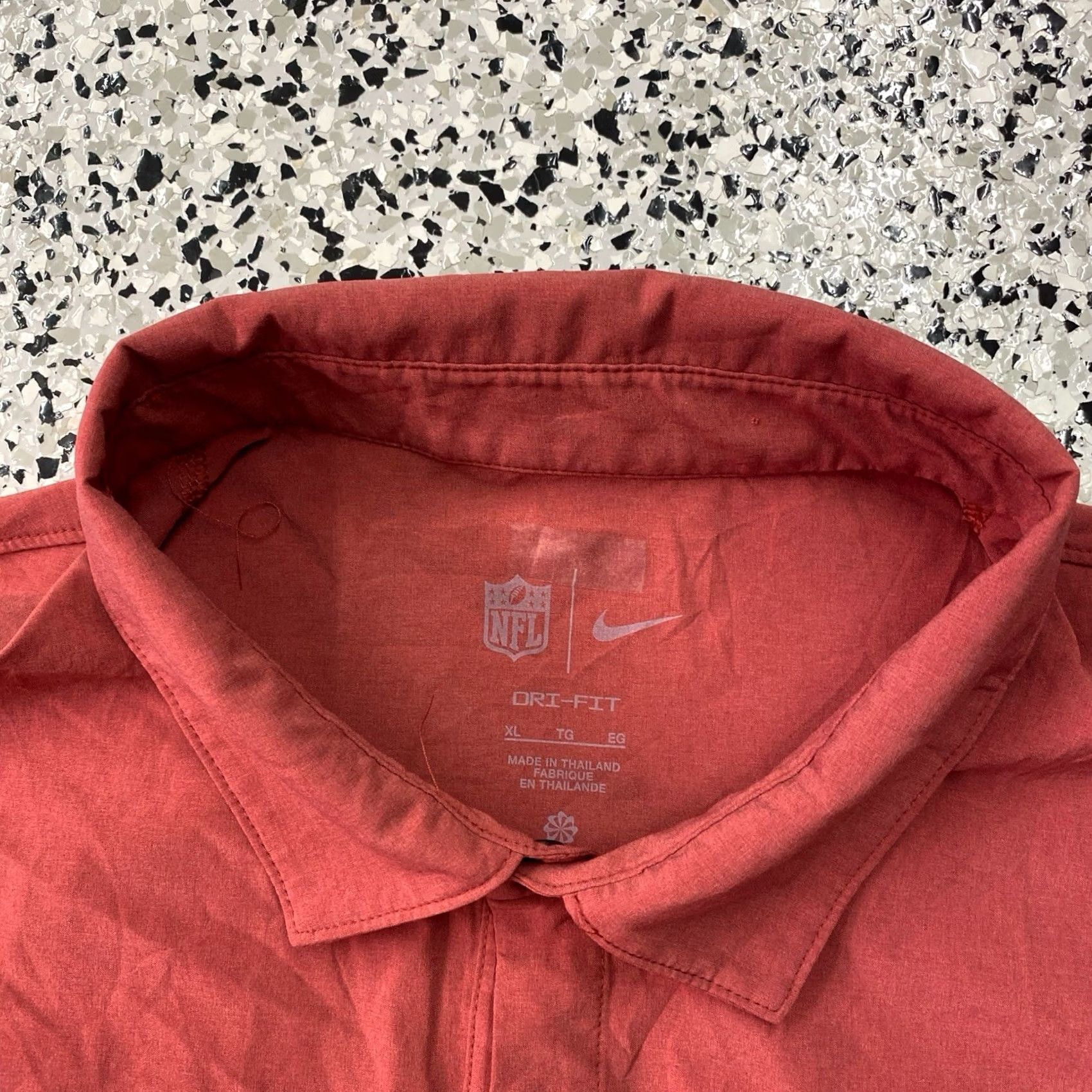 Nike Nike Arizona Cardinals Shirt Mens XL Red Dri-FIT Polo On Field NFL Football Size US XL / EU 56 / 4 - 2 Thumbnail