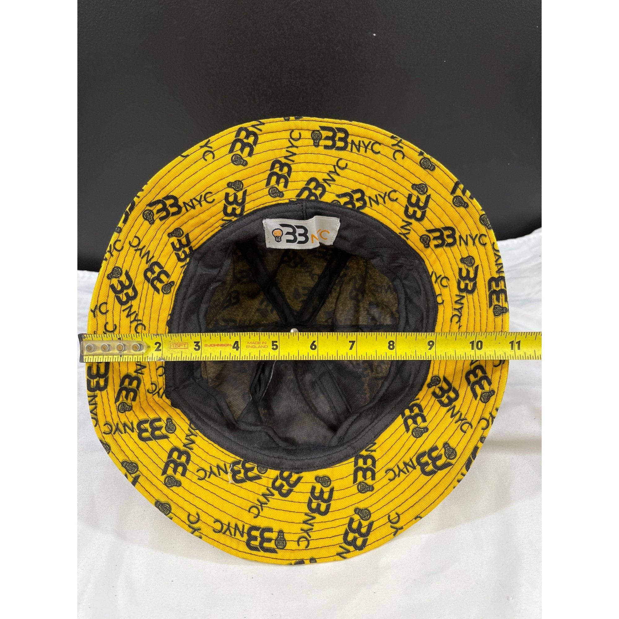 Other BB NYC Unisex Yellow Bucket Hat SKU 6160 Size ONE SIZE - 6 Thumbnail
