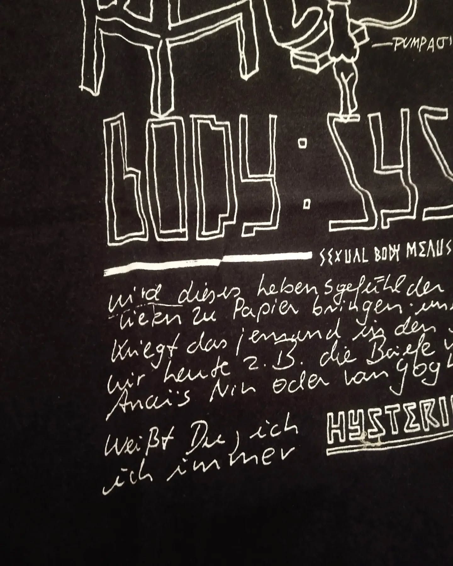 Hysteric Glamour × If Six Was Nine × Japanese Brand Vintage Hysteric Glamour Porn Funny Art Black Tees Size US L / EU 52-54 / 3 - 4 Thumbnail