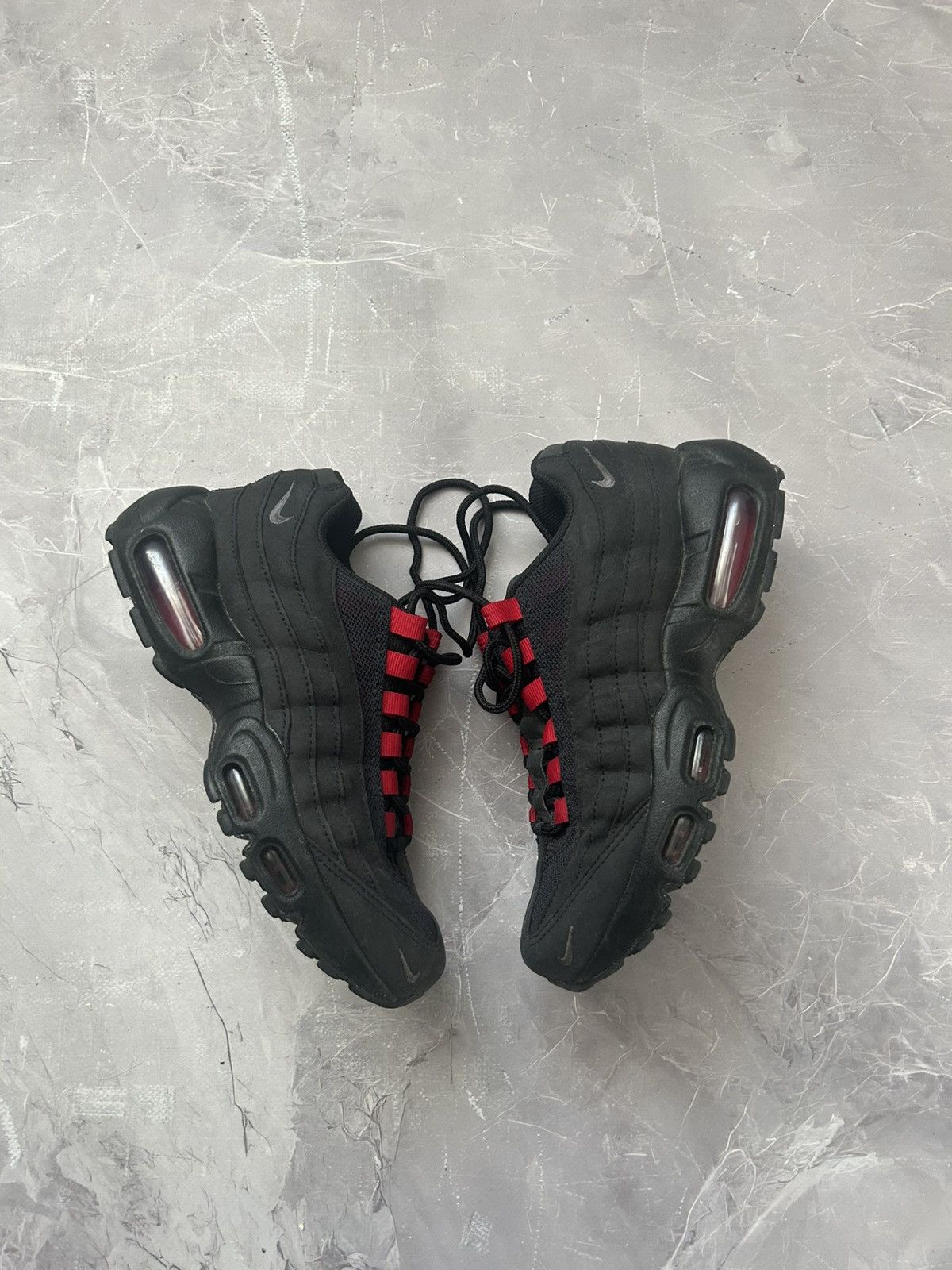 Nike Nike Air Max 95 Red Black Size Size US 6 / IT 36 - 2 Thumbnail