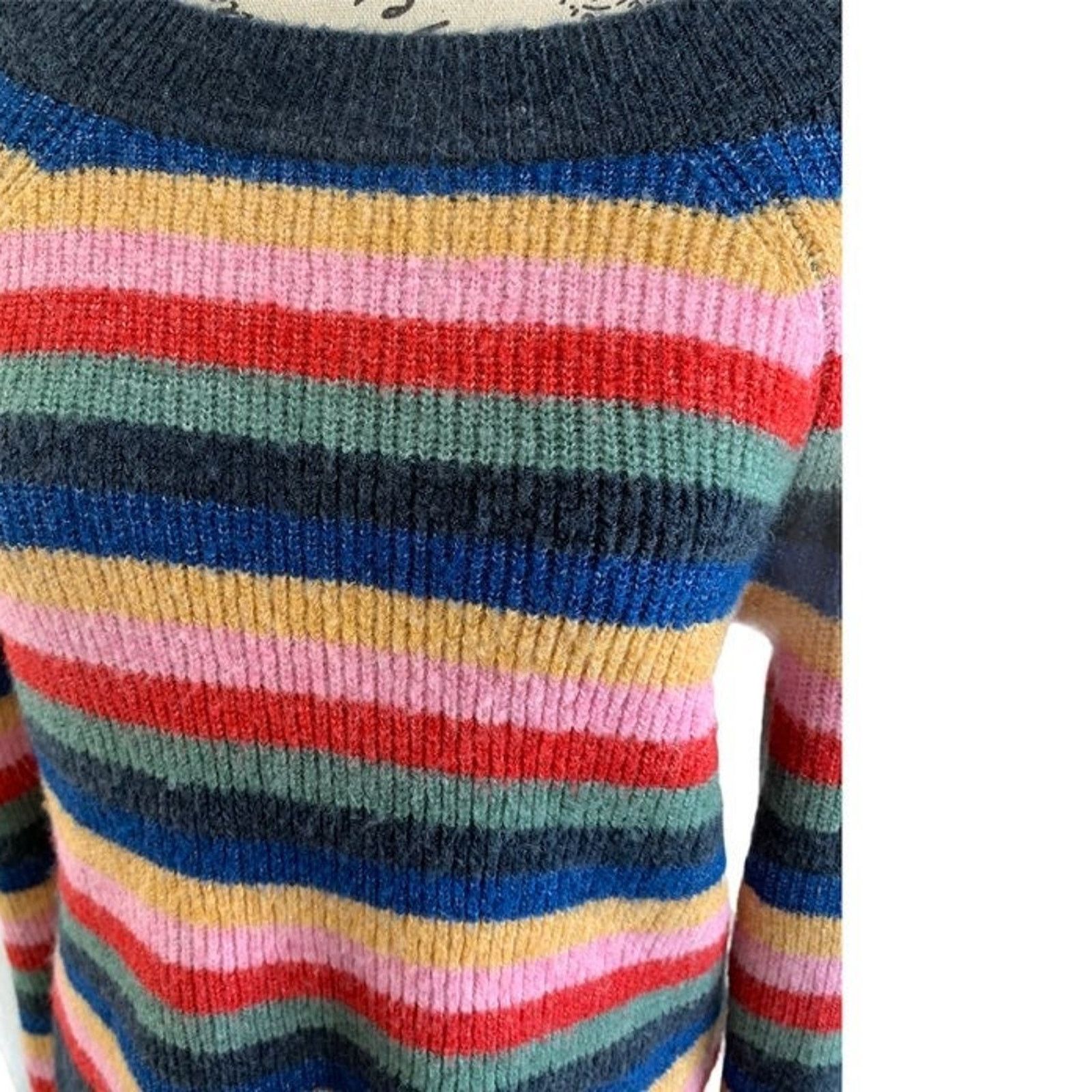 Abercrombie & Fitch Abercrombie & Fitch Women's Size XS Sweater Pullover Striped Size XS / US 0-2 / IT 36-38 - 2 Thumbnail