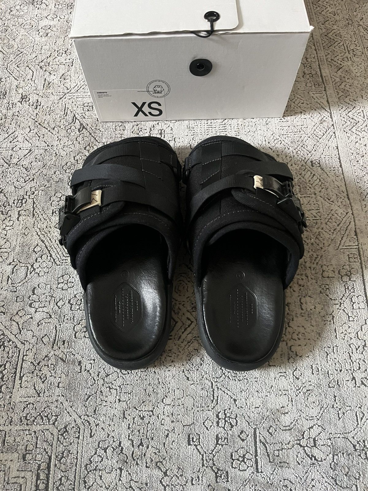 Visvim Visvim Christo Black Sandal Size US 5.5 / EU 38 - 8 Thumbnail