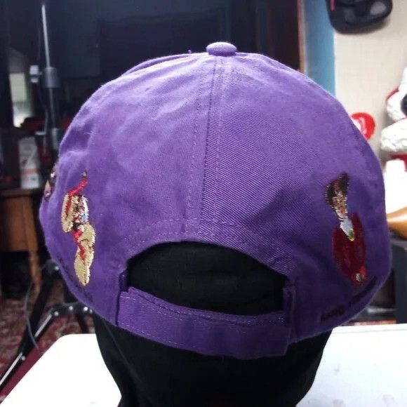 Disney Vintage Disney Parks Mighty Villains Strap Back Hat Cap Size ONE SIZE - 3 Thumbnail