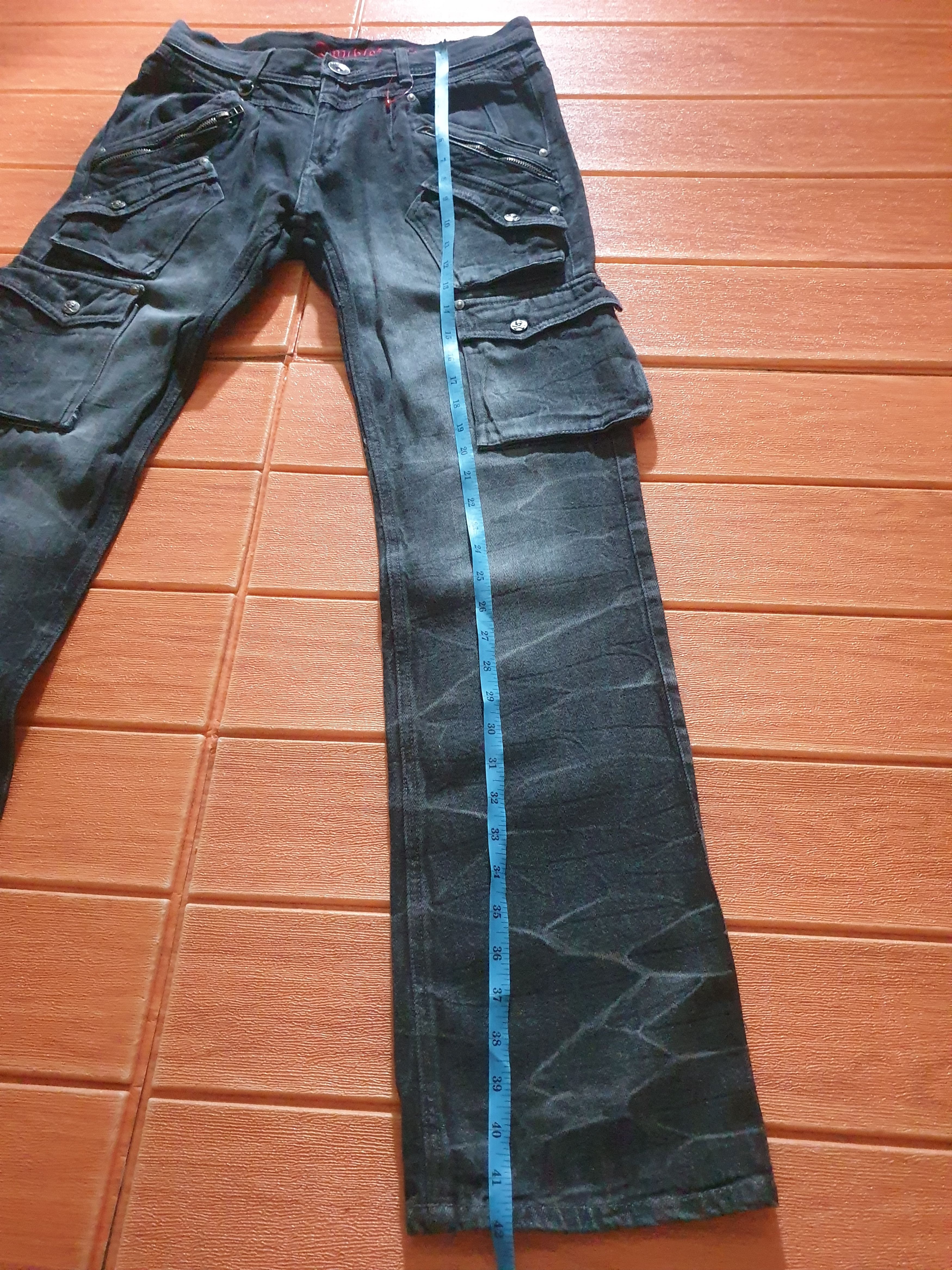 If Six Was Nine 💥Doublefocus multipocket cargo pant Size US 31 - 6 Thumbnail