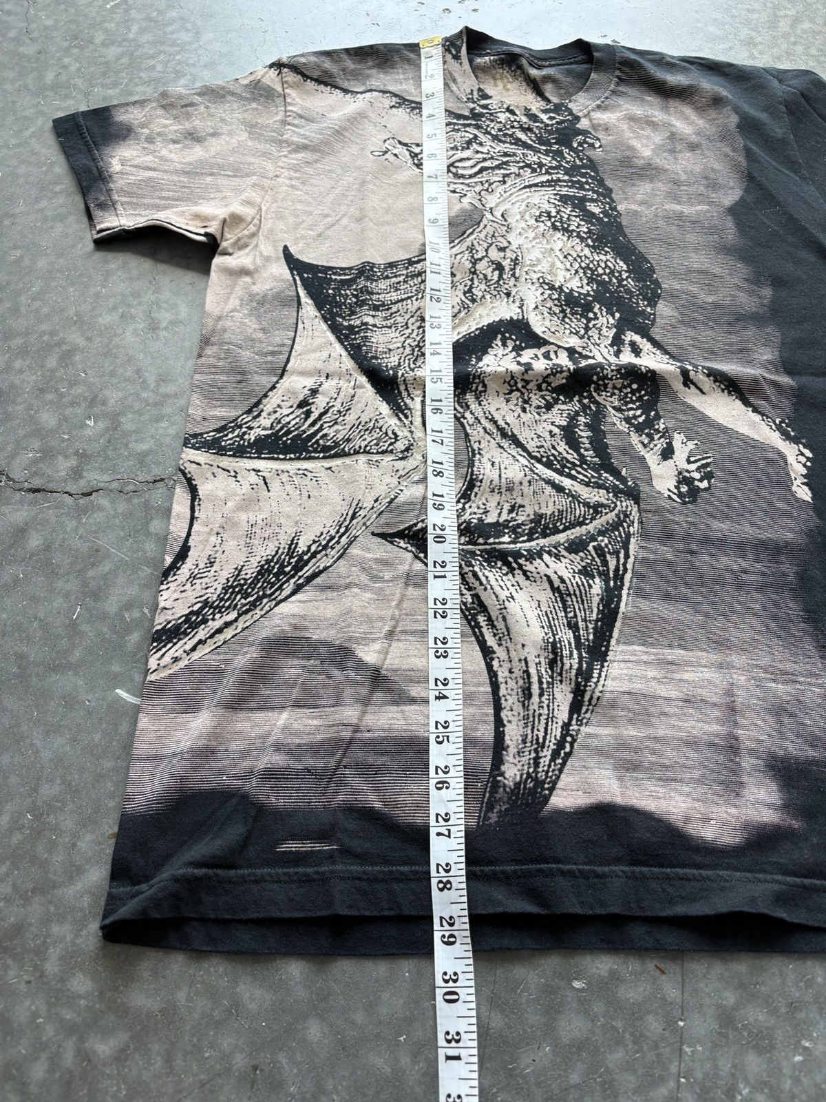 Vintage Vintage Y2K Nostic Angel AOP Graphic Tee Grunge Skater Size US L / EU 52-54 / 3 - 8 Thumbnail