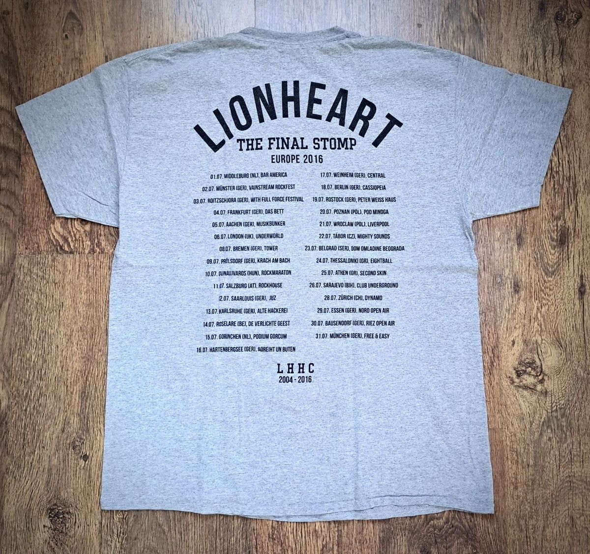 Band Tees LIONHEART x CALI STOMP x Tour T-Shirt 2016 Size US XL / EU 56 / 4 - 2 Thumbnail
