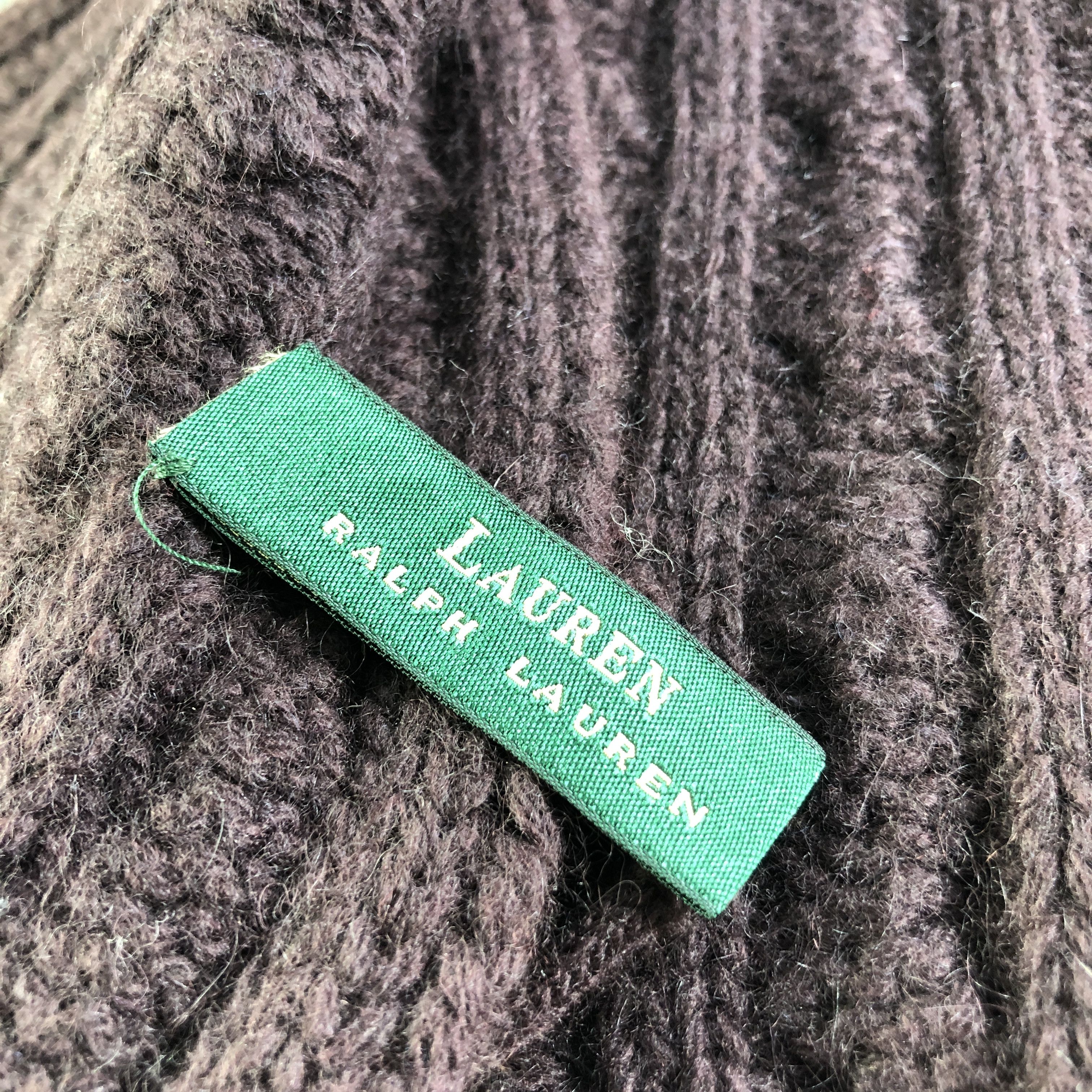 Lauren Ralph Lauren Wool Scarf Muffler Neckwear V2620