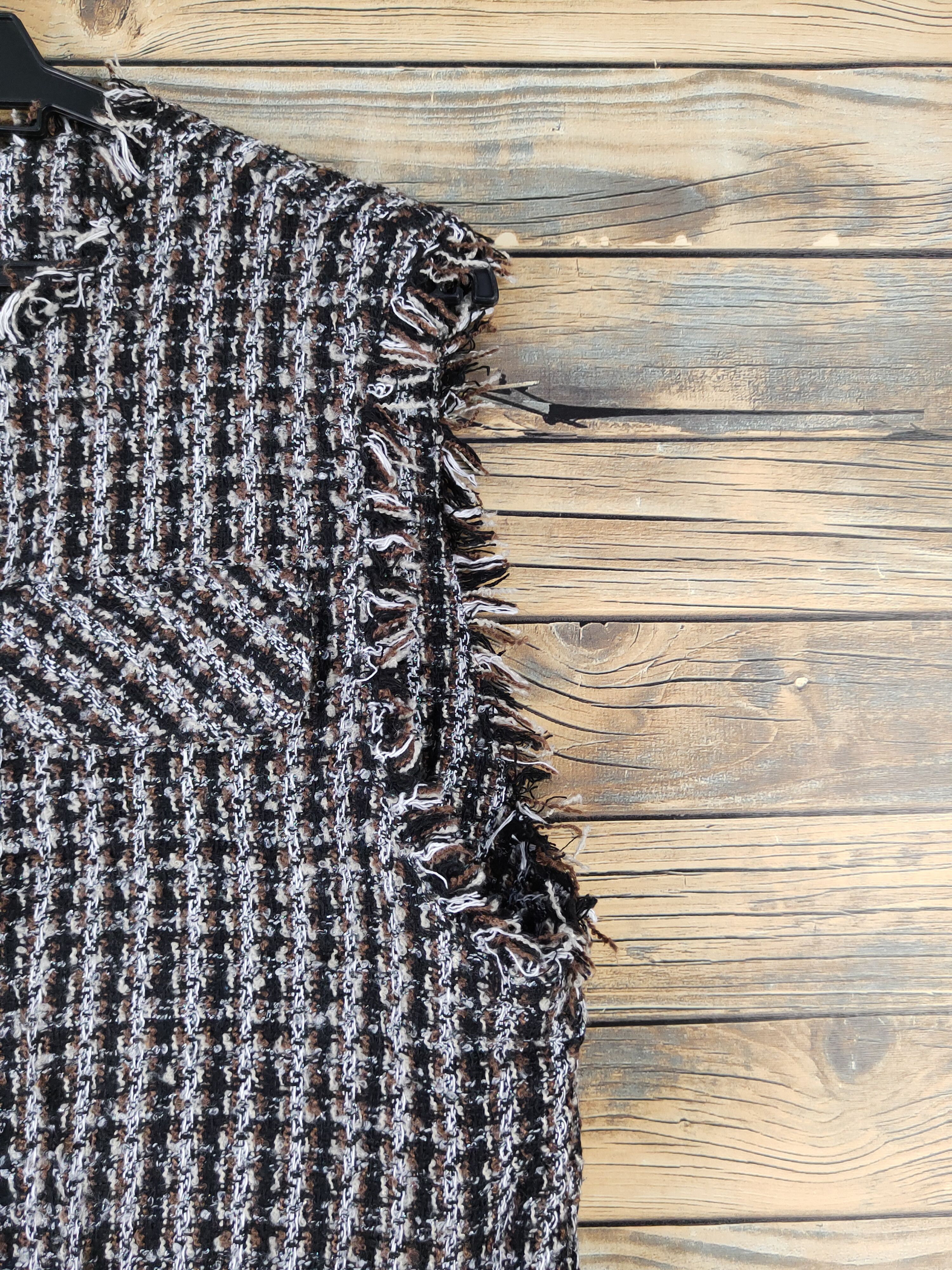 Homespun Knitwear × Japanese Brand Retro Fredy Couleur Black Brown Knitwear Vests Size M / US 6-8 / IT 42-44 - 6 Thumbnail