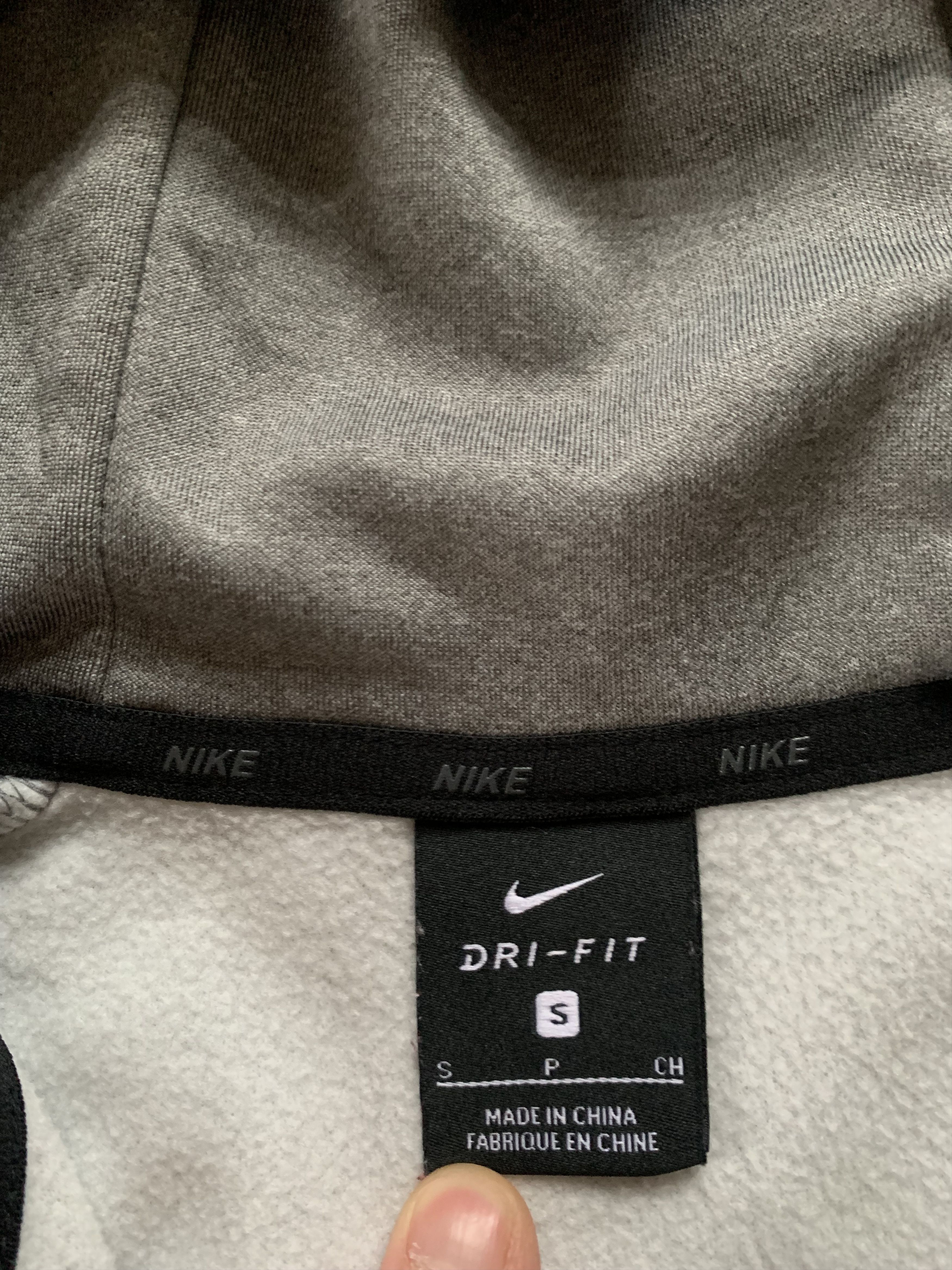Nike Nike Dri Fit Grey Zip Hoodie Size US S / EU 44-46 / 1 - 6 Thumbnail