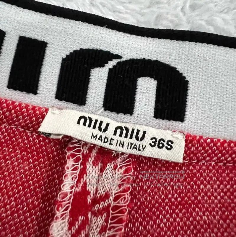 Miu Miu Miu Miu Summer Red Cotton Casual Pants . Size 28" / US 6 / IT 42 - 3 Thumbnail