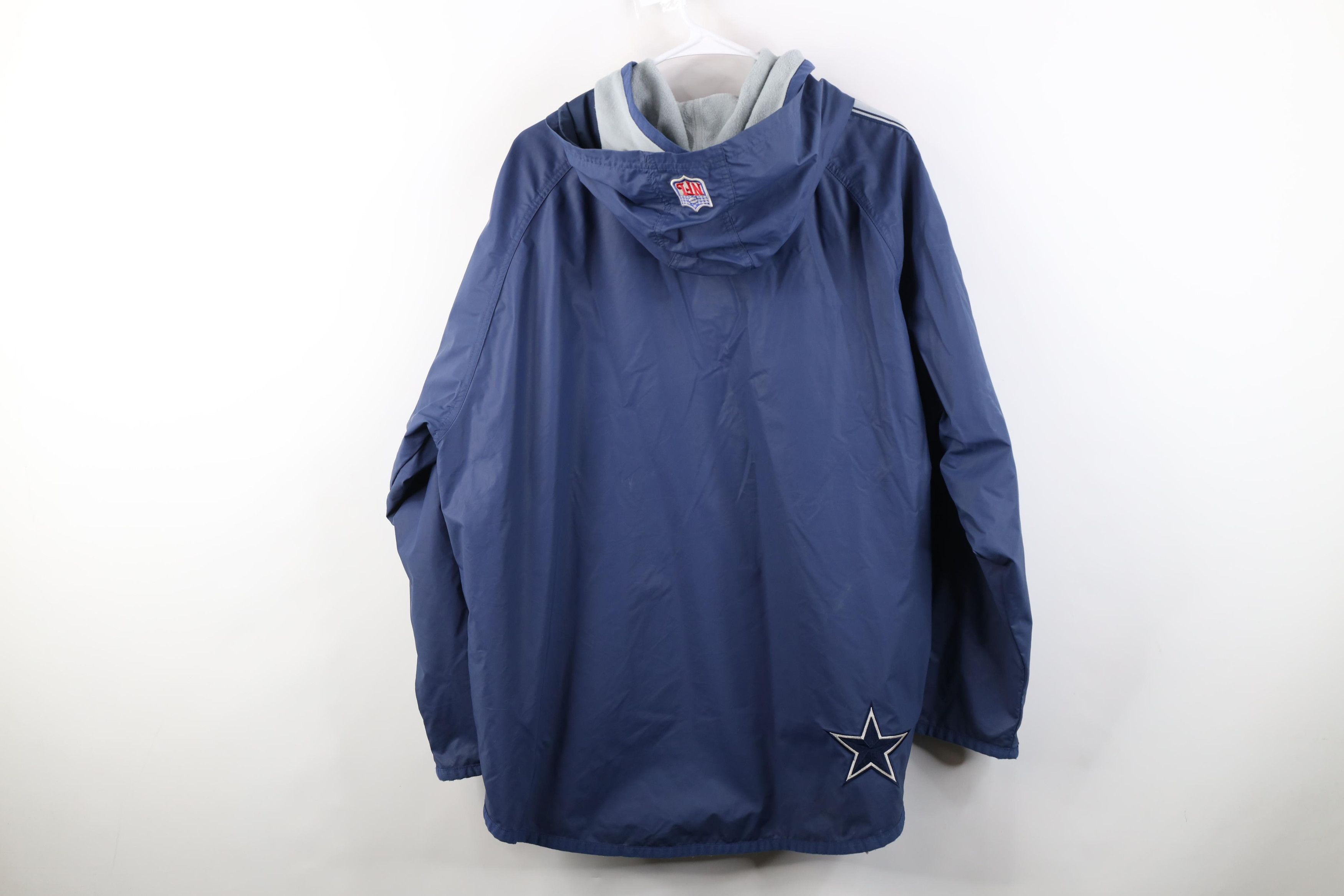 Nike Vintage 90s Nike Pro Line Cowboys Hooded Rain Jacket Size US L / EU 52-54 / 3 - 19 Thumbnail