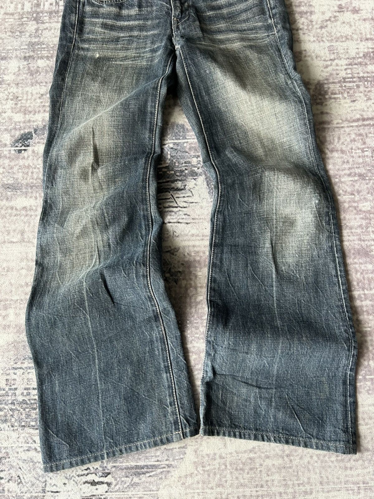 Marithe + Francois Girbaud MFG Flared Washed Jeans Size 27" / US 4 / IT 40 - 5 Thumbnail