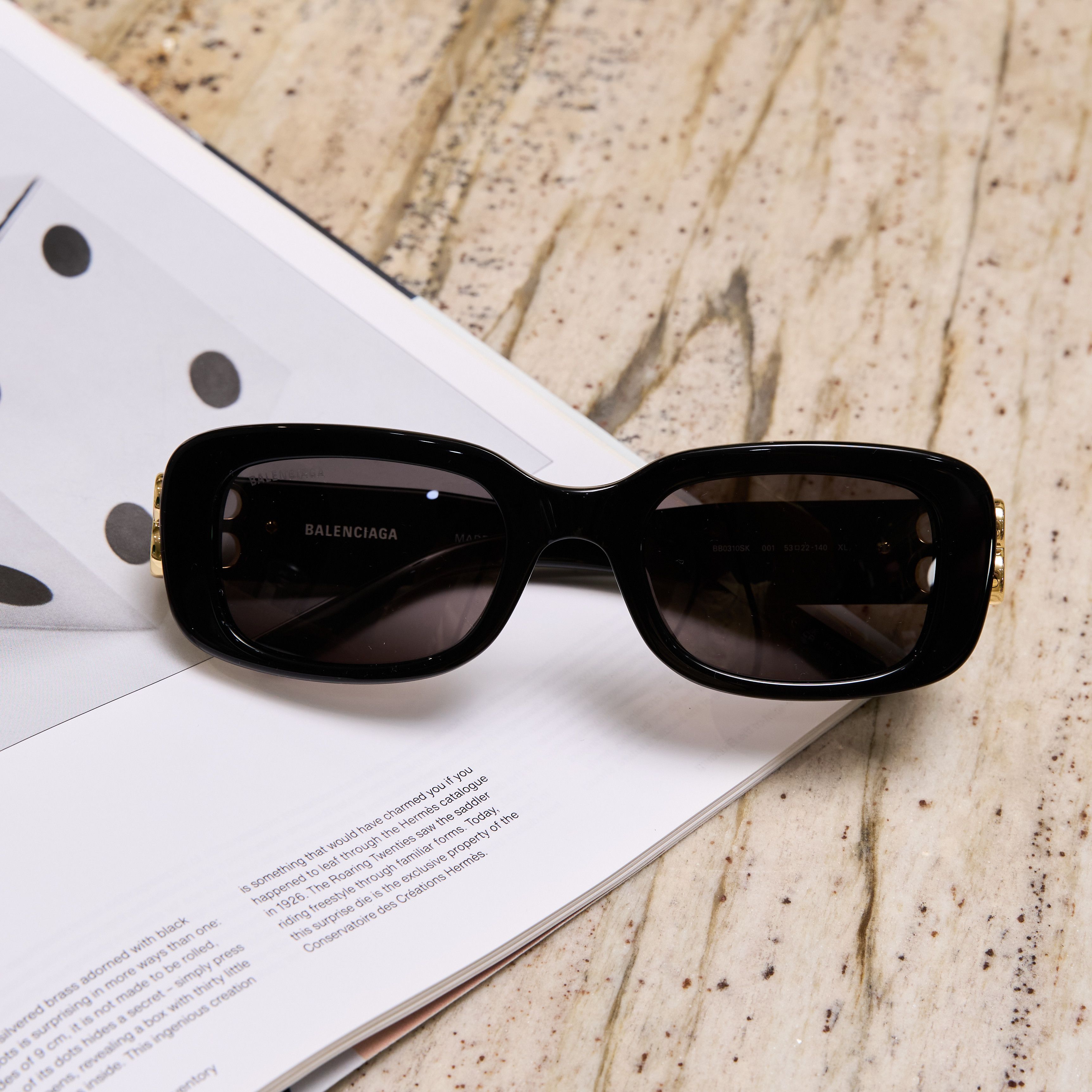 Balenciaga BALENCIAGA BB0310SK 001 Sunglasses Size ONE SIZE - 2 Thumbnail