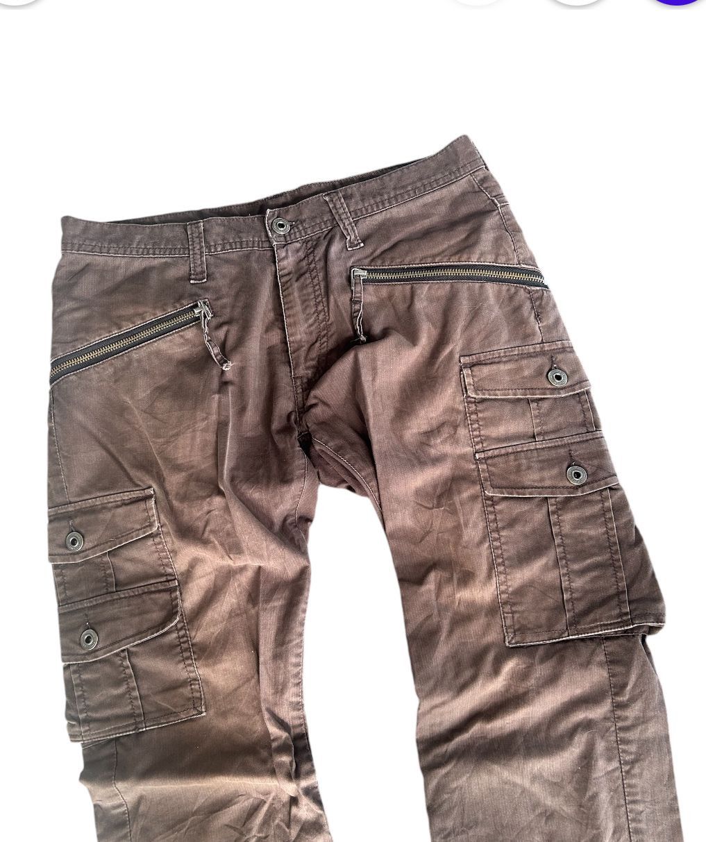If Six Was Nine × Japanese Brand Different by Ruppert Edge Cargo Pants Size US 32 / EU 48 - 2 Thumbnail