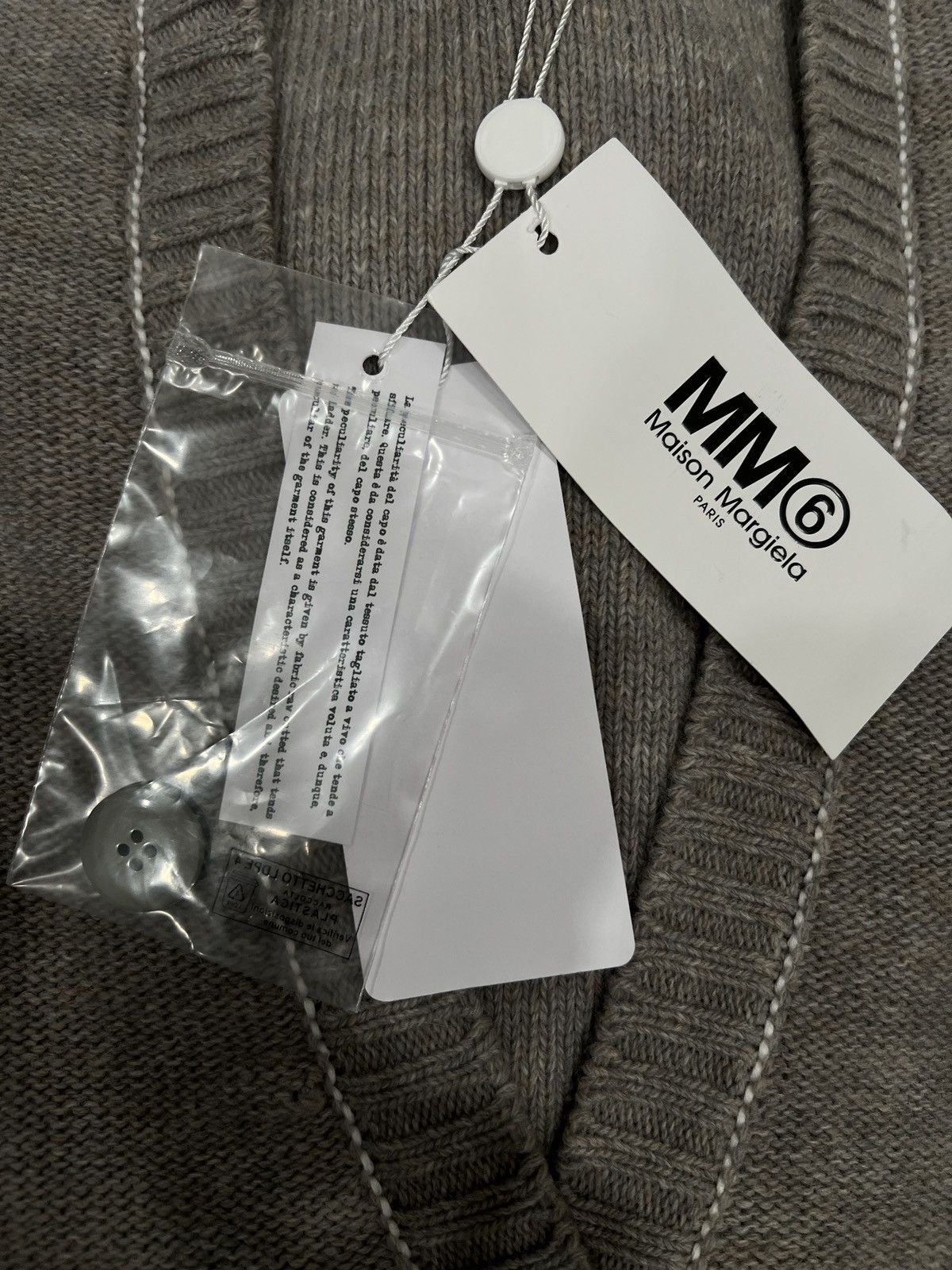 Designer × Maison Margiela Maison Margiela MM6 Knitted Cardigan Size US XS / EU 42 / 0 - 6 Thumbnail