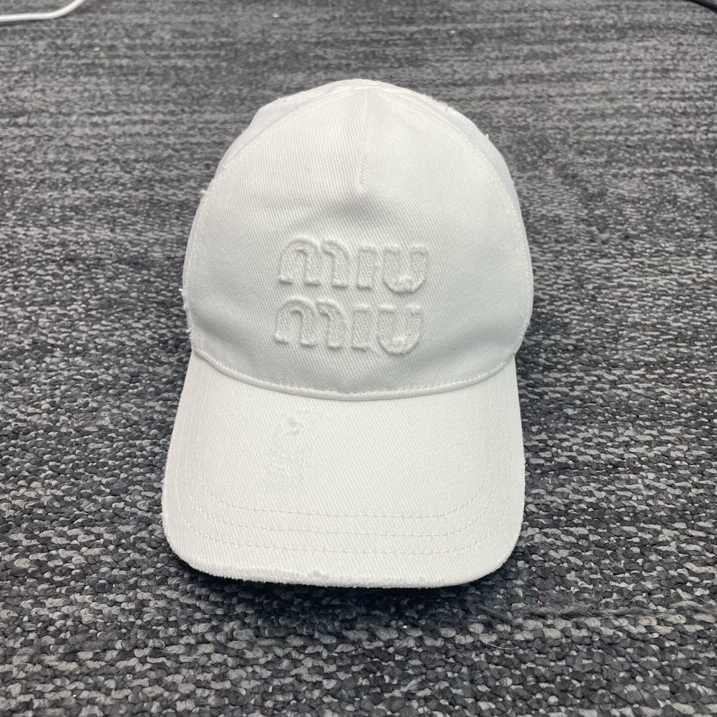 Miu Miu Miu Miu 2025 Embroidered Logo Baseball Cap Size ONE SIZE - 1 Thumbnail
