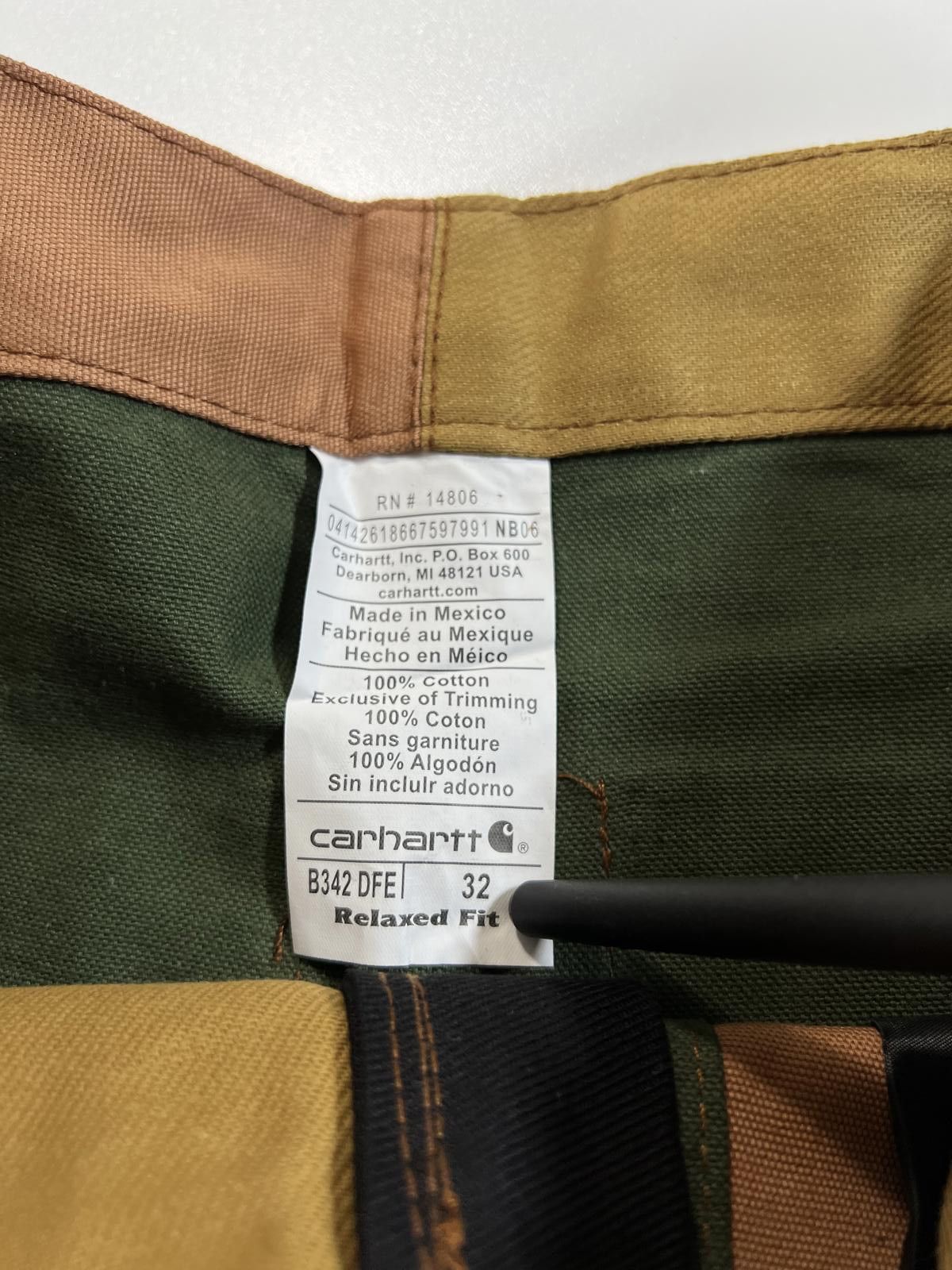 Unknown London Carhartt Custom Men's Colorblock Shorts Multicolor Panel 32 Size US 32 / EU 48 - 4 Thumbnail