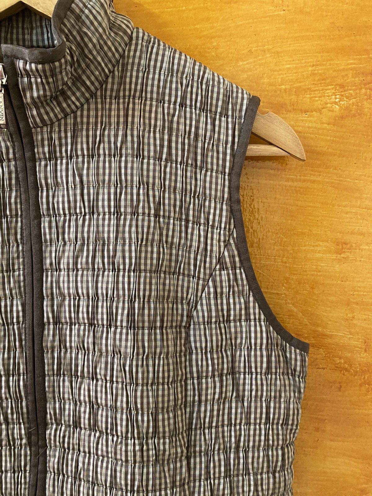 Lanvin Vintage Lanvin PLEAT vest jacket Size US M / EU 48-50 / 2 - 2 Thumbnail