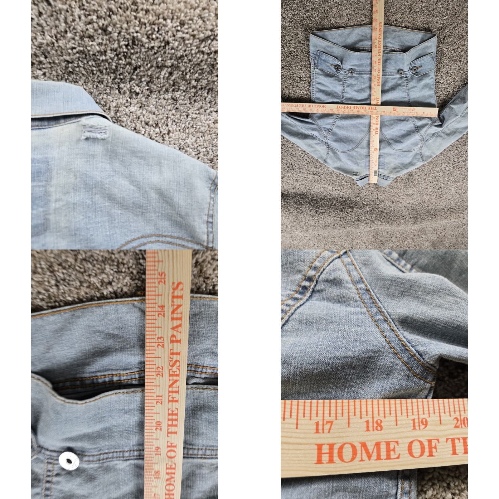 Levi's VINTAGE Levi’s Jacket Denim Blue Light Wash Medium Womens Regular Short Jacket Size M / US 6-8 / IT 42-44 - 9 Thumbnail