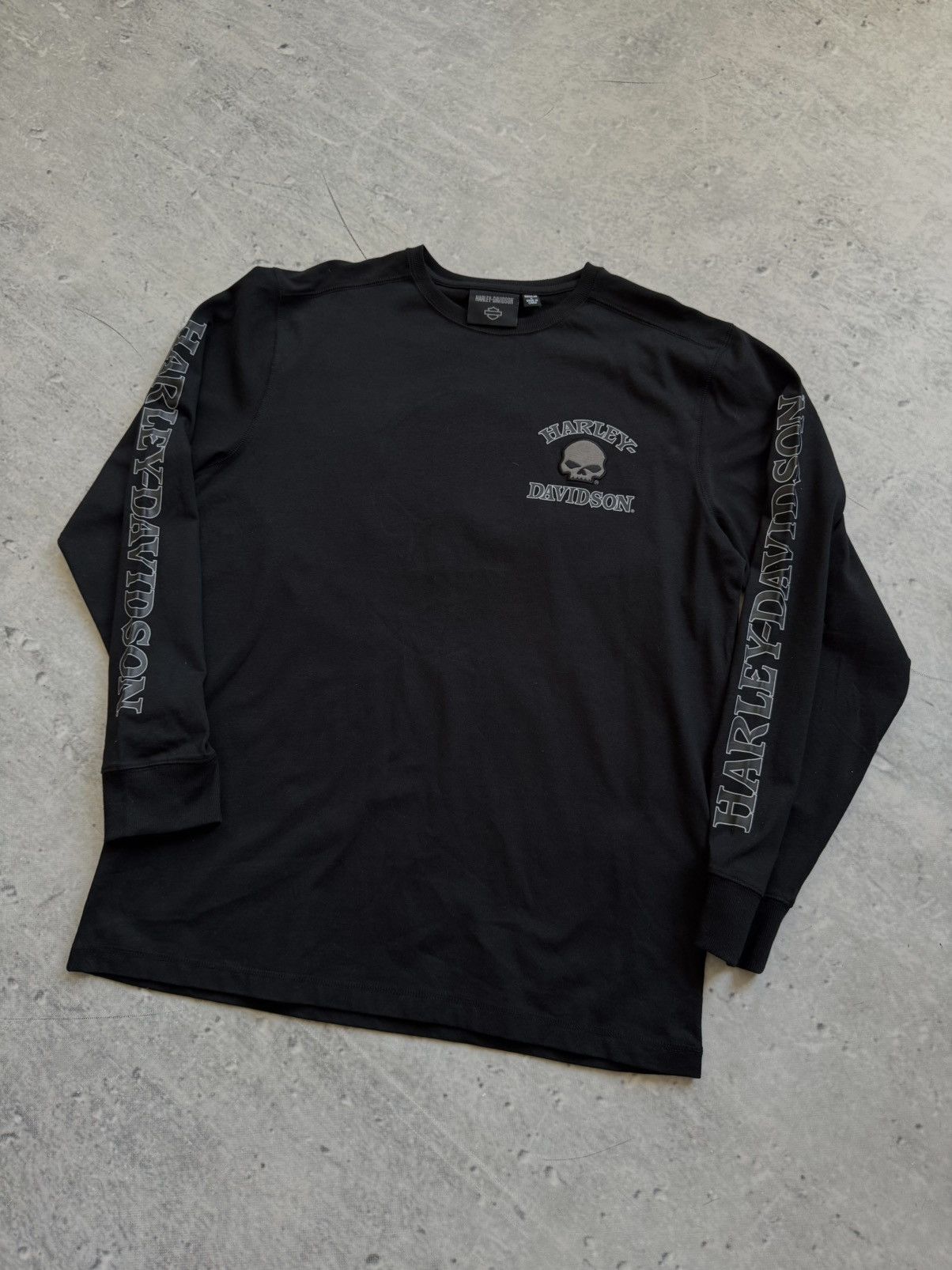 Harley Davidson Harley Davidson long sleeve black big logo Size US L / EU 52-54 / 3 - 2 Thumbnail