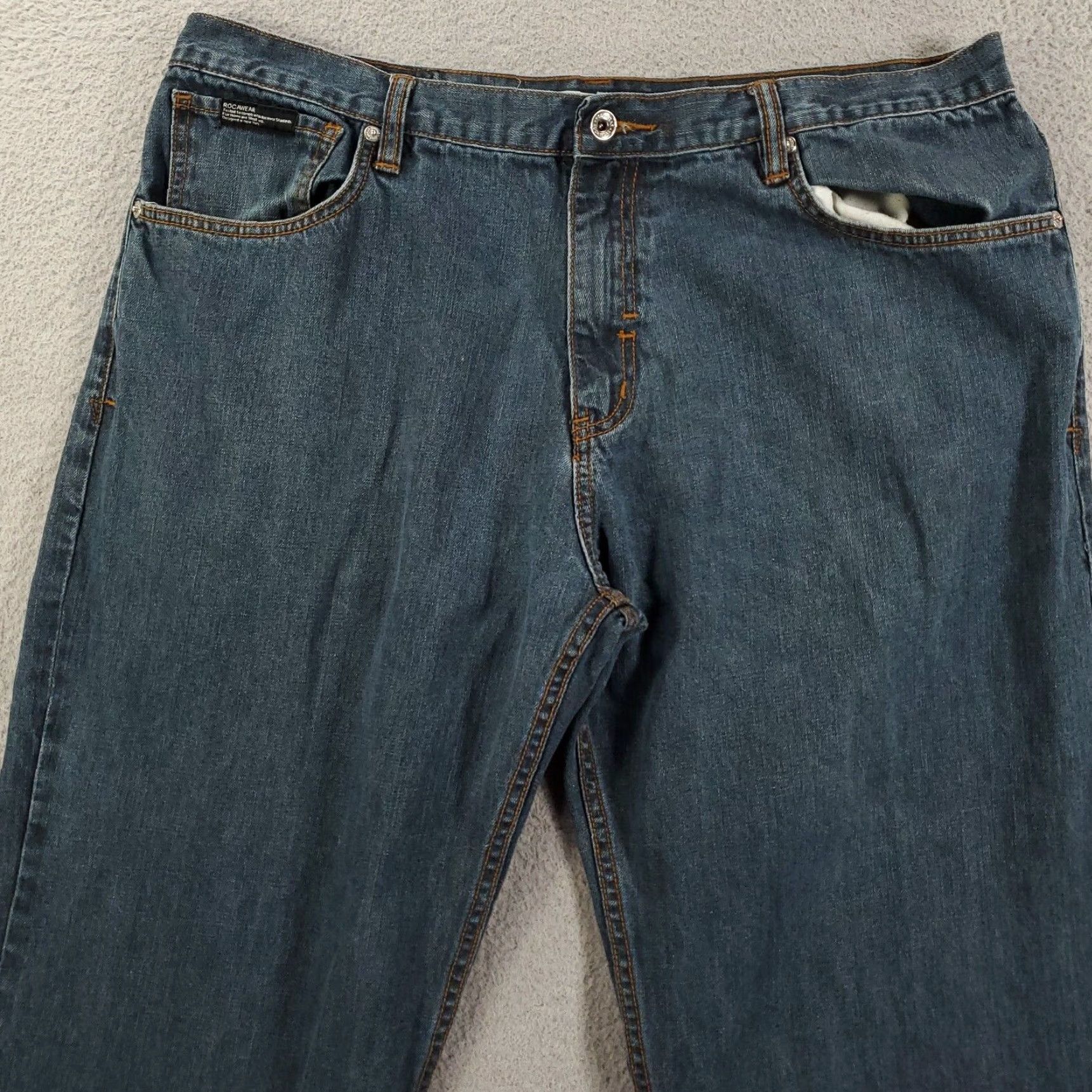 Rocawear Rocawear Jeans Men 40x34 Relaxed Measured 38x31 Dark Wash Y2K Streetwear Denim Size US 38 / EU 54 - 2 Thumbnail