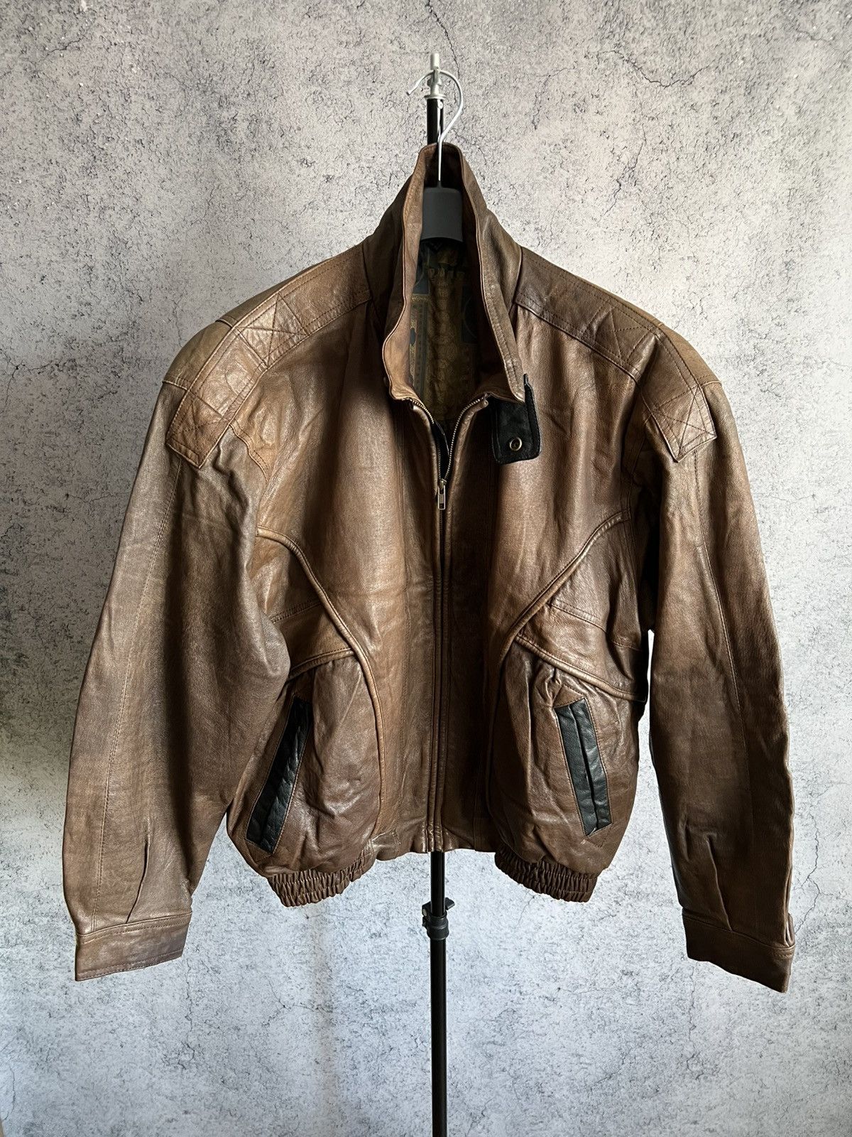 Vintage Front Line Genuine Leather Archival Jacket 1990s