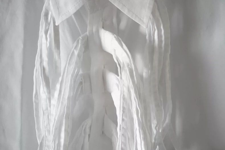 Yohji Yamamoto Yohji Yamamoto06 AW Knot Show White Shirt 2503-Nextarrow Size US M / EU 48-50 / 2 - 5 Thumbnail