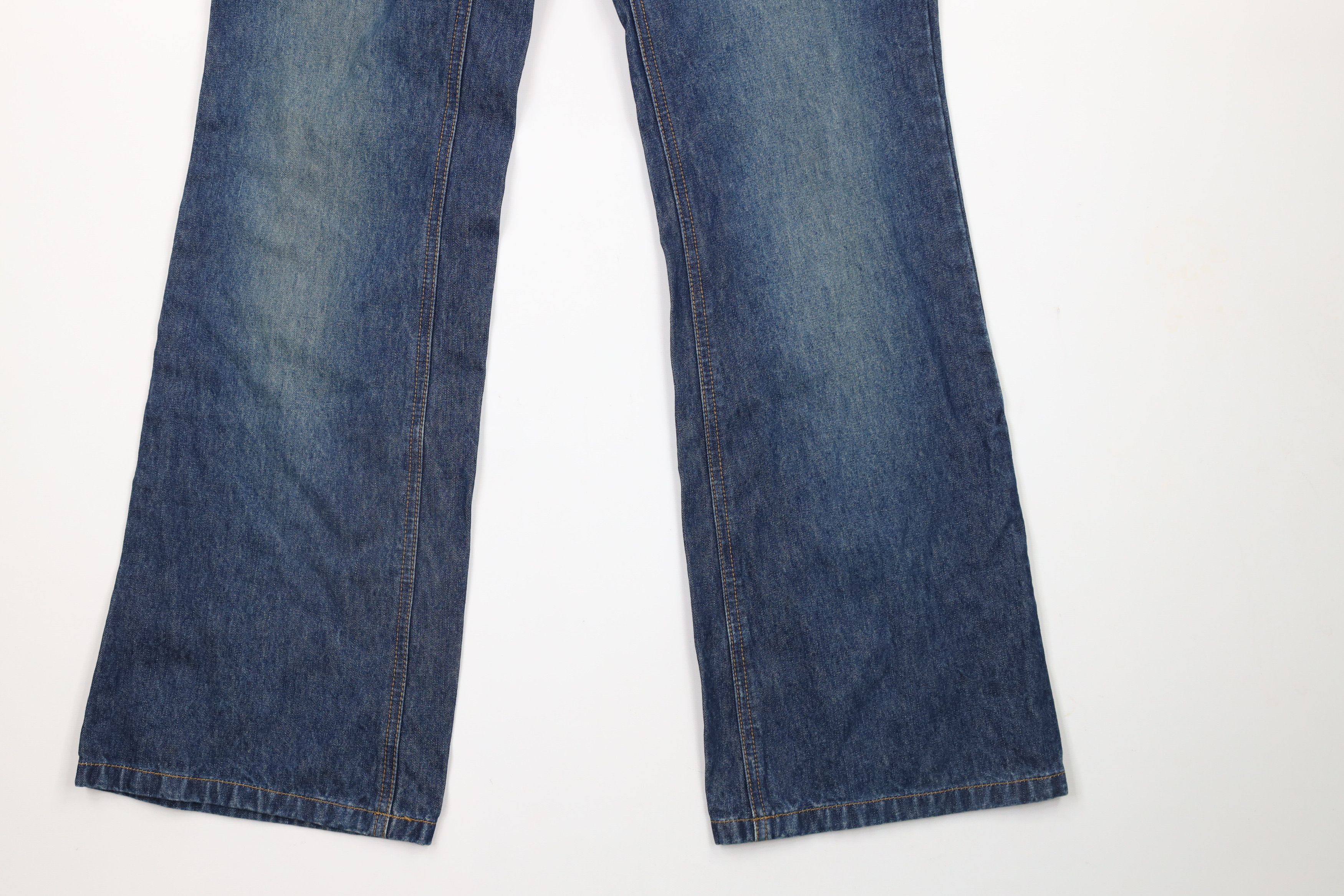 Tommy Hilfiger × Vintage Vintage Y2K 2002 Tommy Hilfiger Wide Leg Denim Jeans Blue Size 28" / US 6 / IT 42 - 4 Thumbnail