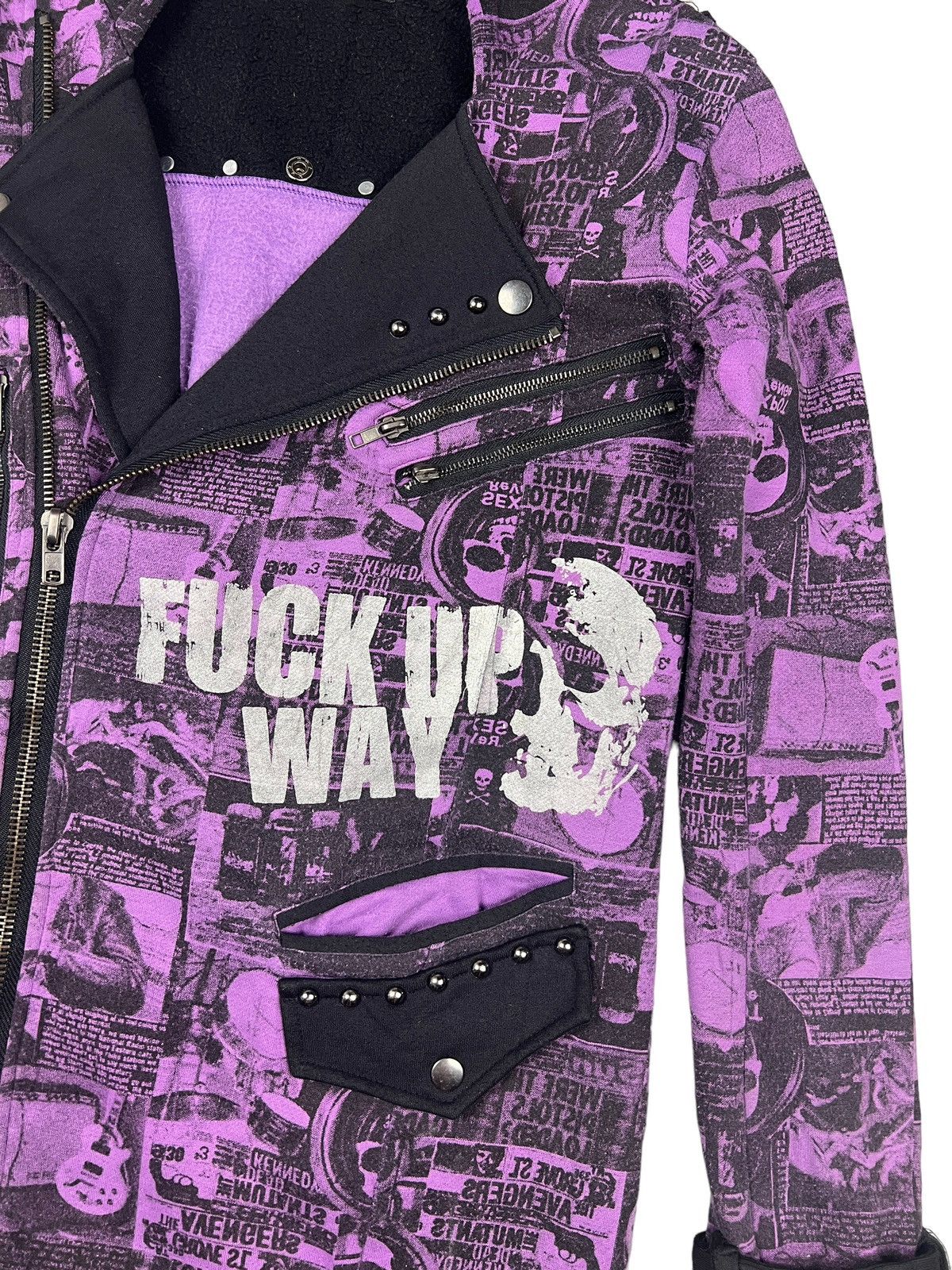 Sex Pot ReVeNGe Sex Pot Revenge Double Collar Zipper Hoodie Jacket Size US S / EU 44-46 / 1 - 6 Thumbnail