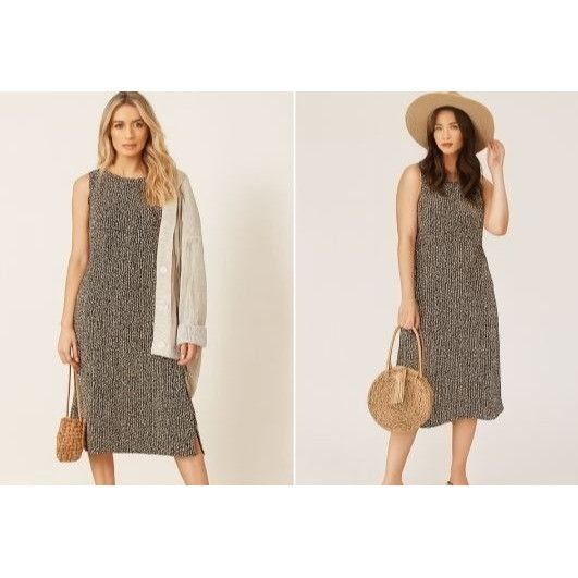 Other HOMEMADE Floral Sleeveless L Midi Dress Boho CottageCore Bus Size L / US 10 / IT 46 - 1 Thumbnail