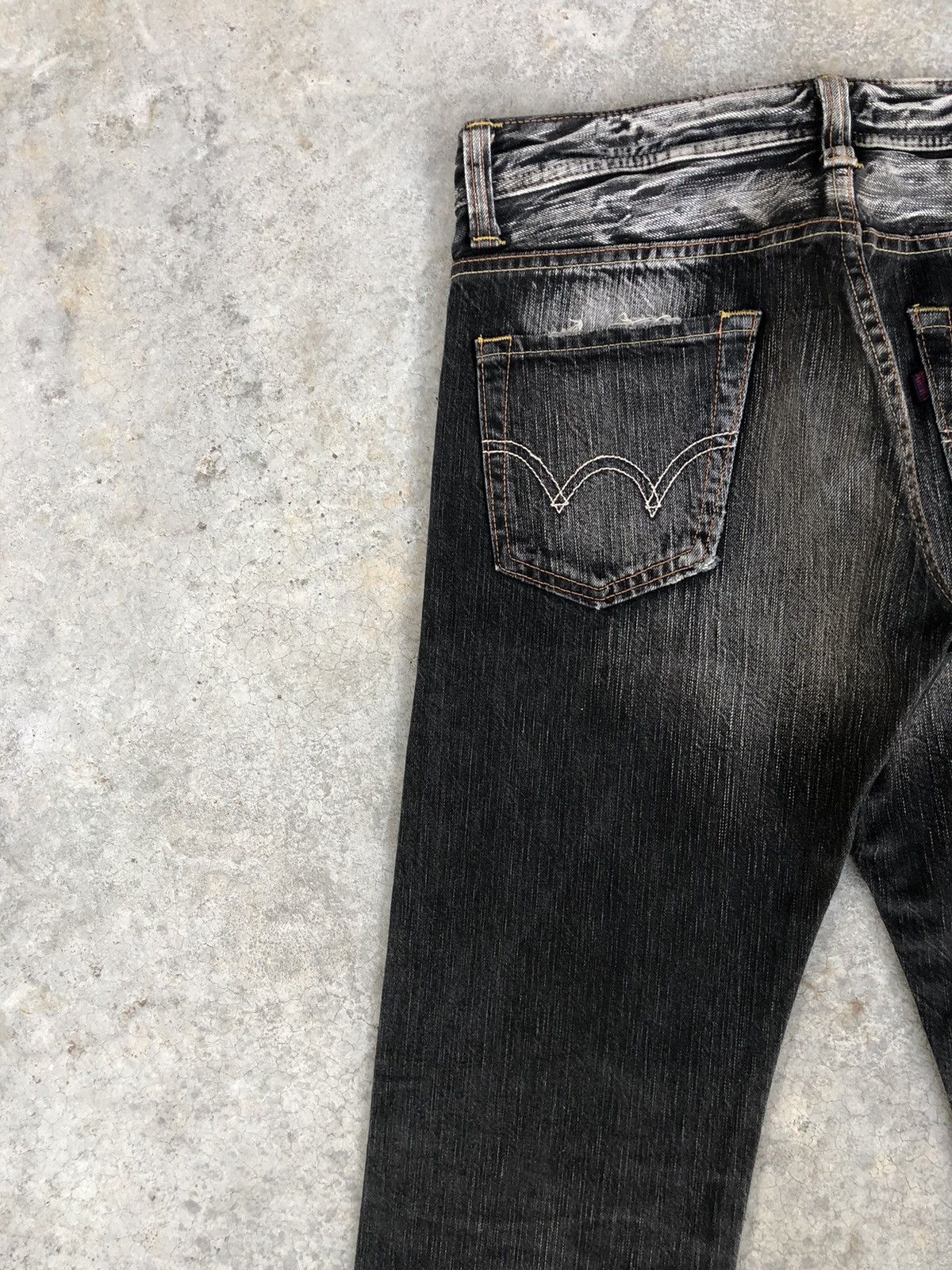 Edwin Japanese Edwin Flared Jeans Distressed Jeans 511 RV Size US 31 - 9 Thumbnail