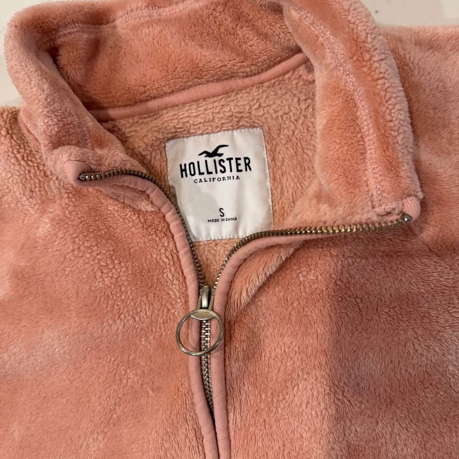 Hollister Hollister Half Zip Cropped Pullover Sweater Women's Small Size S / US 4 / IT 40 - 3 Thumbnail
