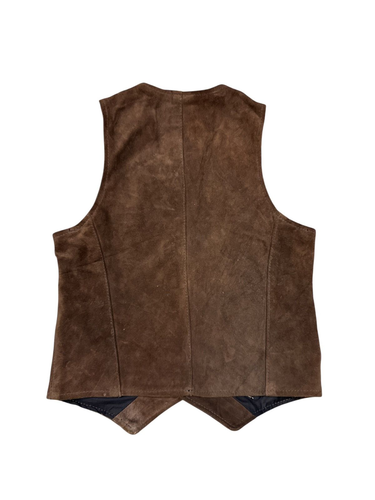 Vanson Leathers × Vintage VANSON LEATHERS SUEDE LEATHER VEST SIZE 36 Size US S / EU 44-46 / 1 - 2 Thumbnail