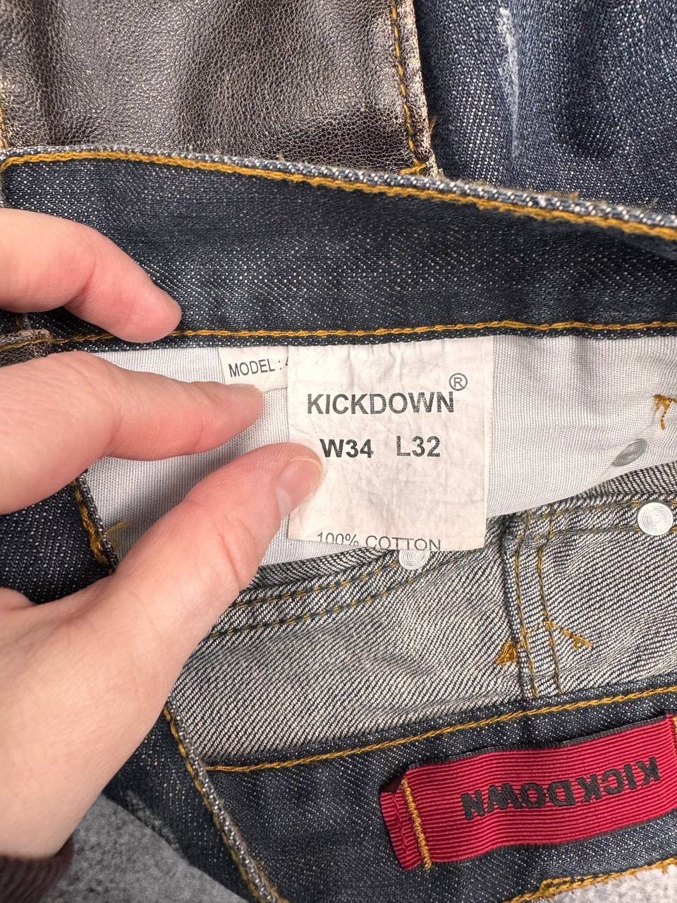 Other Kickdown Avant Garde Multipocket Pocket Men's Jeans Navy Size US 34 / EU 50 - 6 Thumbnail