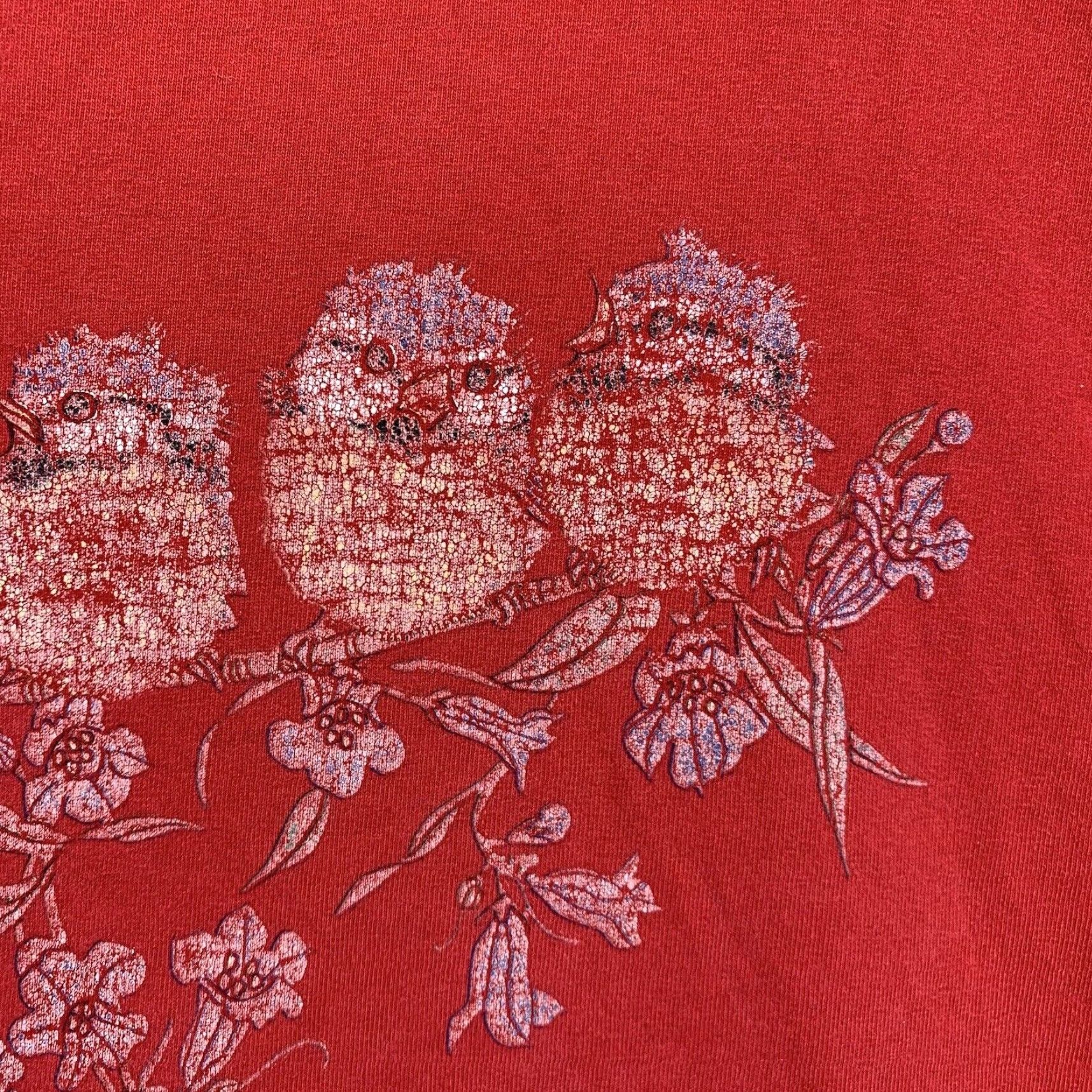Vintage VINTAGE South Dakota T-Shirt Unisex Adults 2XL Red Bird Graphic Print Cottagecore 90s Size US XXL / EU 58 / 5 - 6 Thumbnail